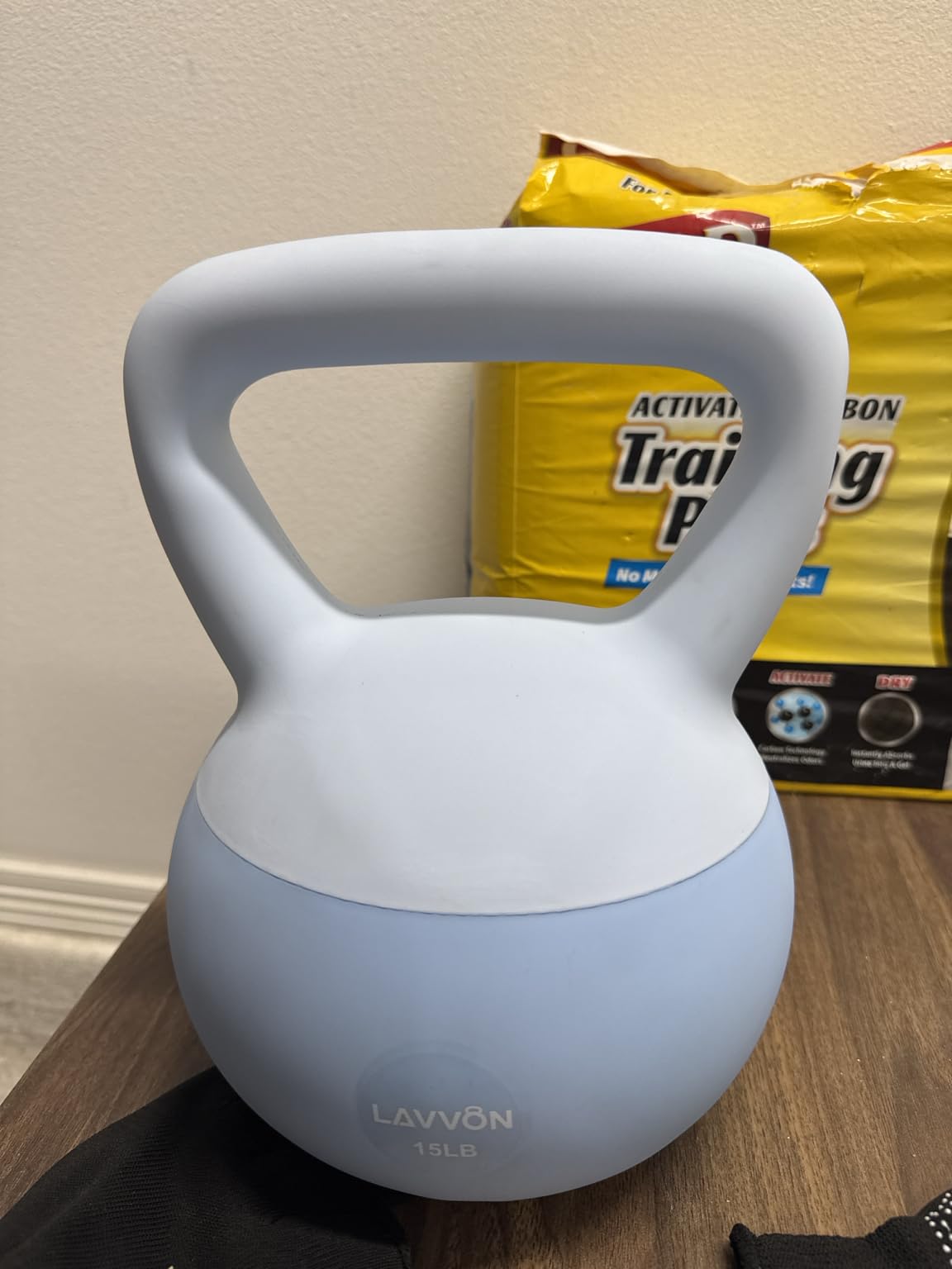 Soft Kettlebell - Cushioned Impact-Resistant Base and Anti-Slip | Kettle bell Anti-Slip Grip Weight for Home Workouts, Safe Strength Training Kettlebells Sets for Women& Men - Non-Slip Gloves customer photo 1