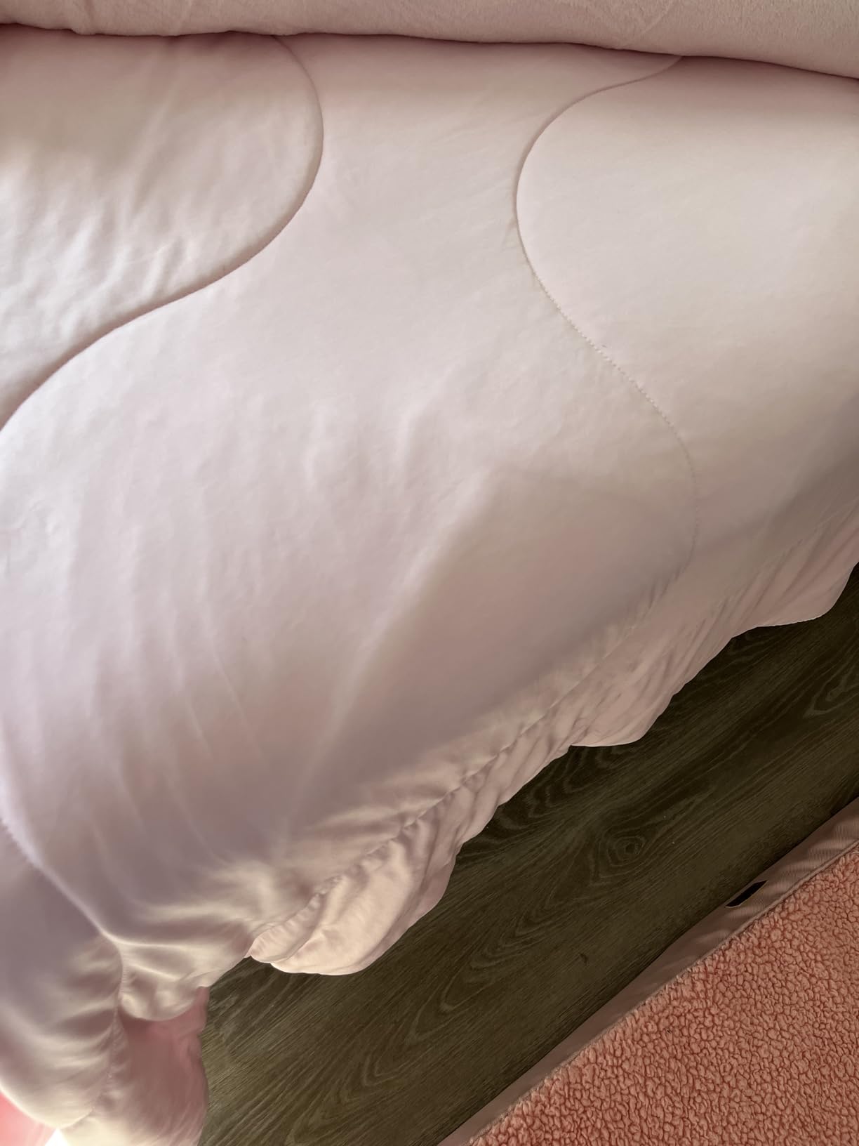 DOWNCOOL Cooling Comforter Queen Size,Grey Cooling Blanket for Hot Sleeper customer photo 2