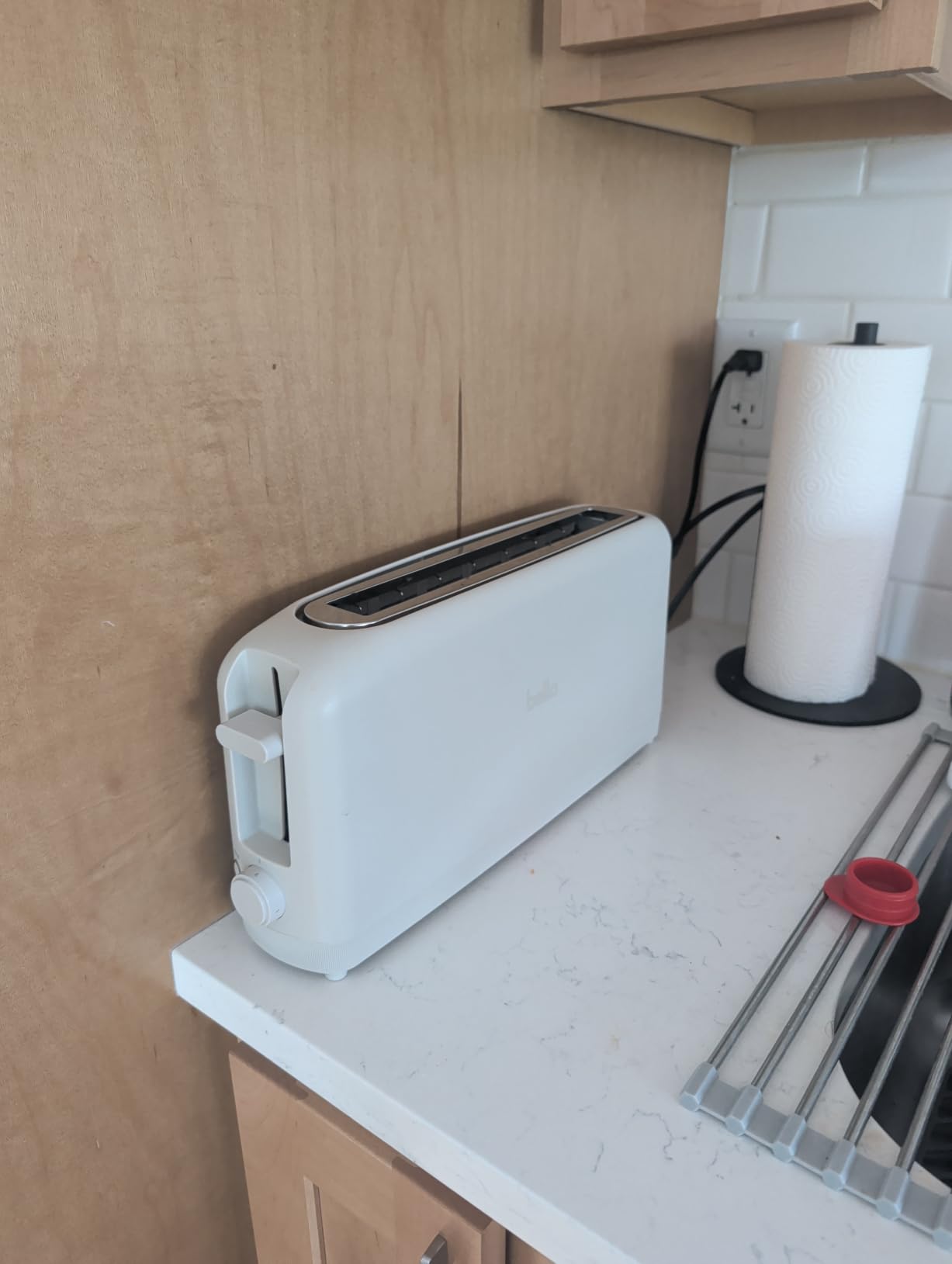 bella Fits-Anywhere™ 2-Slice Slim Toaster, Long Slot & Extra Wide, Seaglass customer photo 2