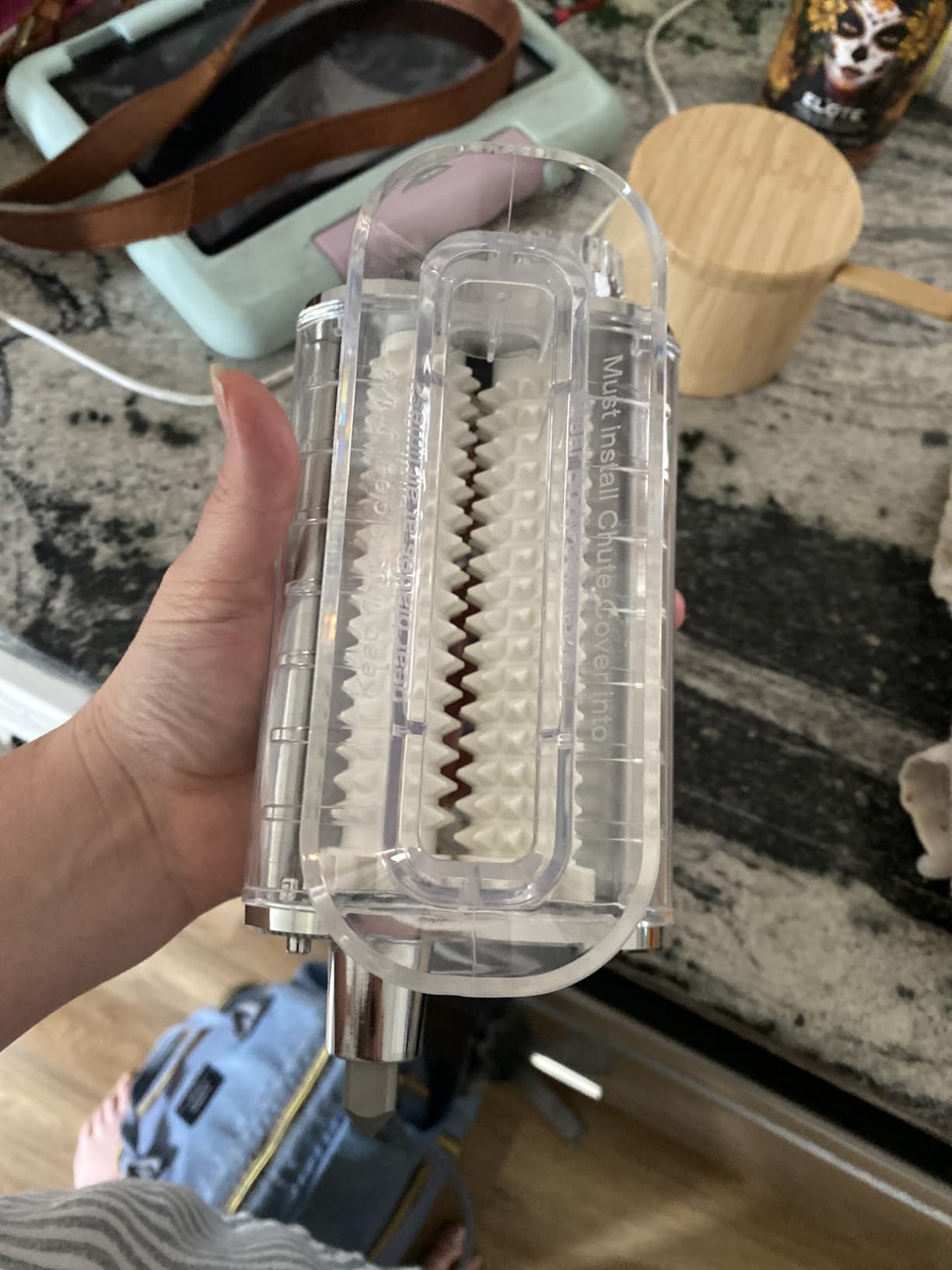 Meat Tenderizer Attachment for Kitchenaid Stand Mixers, 3 Adjustable Thickness, Meat Tenderizer Machine with Transparent Cover, Meat Cuber Accessories for Kitchen aid, Dishwasher Safe customer photo 2