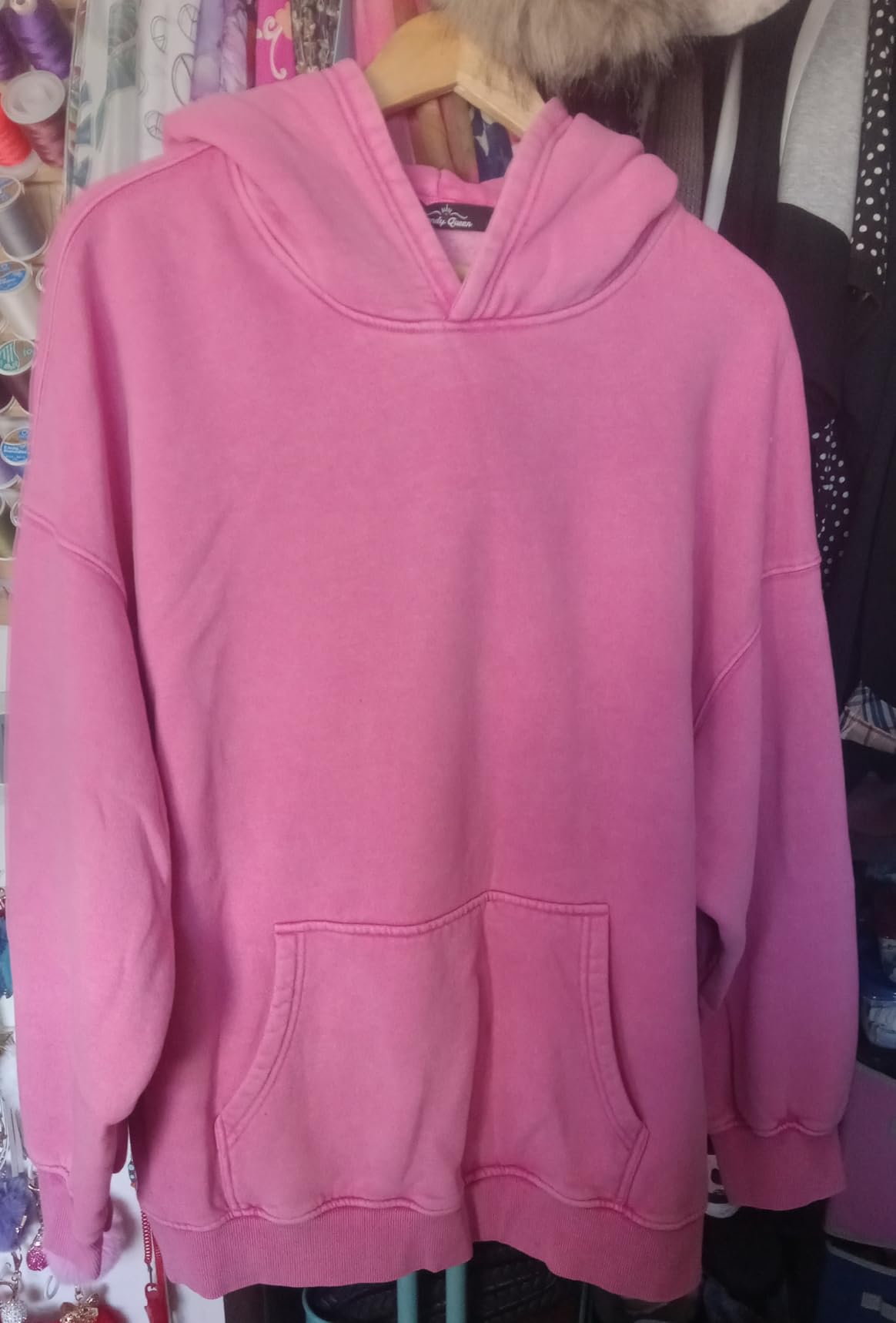 Trendy Queen Womens Oversized Hoodies Acid Wash Sweatshirt customer photo 2