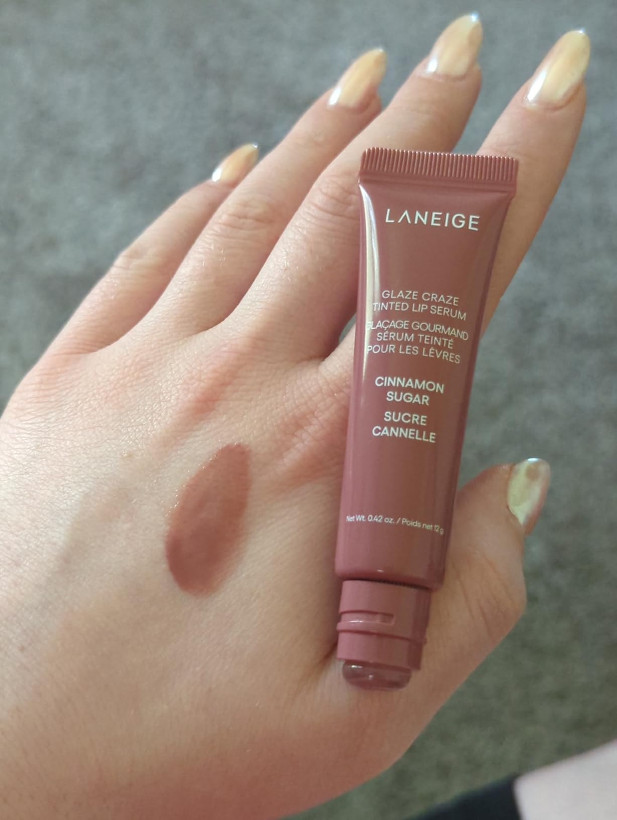 LANEIGE Glaze Craze Tinted Lip Serum: Hydrating Lip Serum for Glossy, Nourished Lips with Plumping Polypeptides customer photo 1