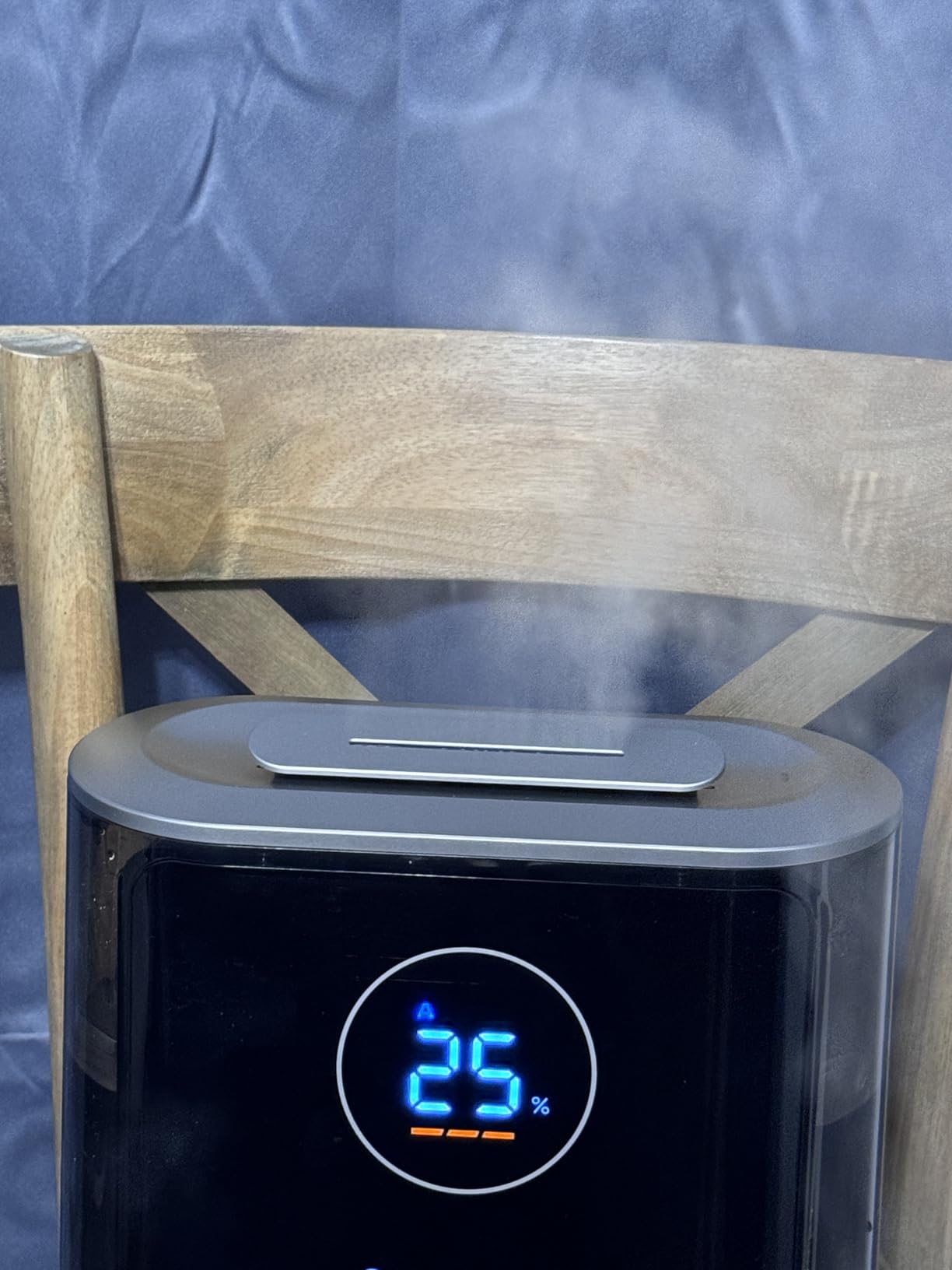 DREO 8L Smart Humidifier Large Room, 80H Runtime, Warm & Cool Mist, HM717S | Up to 600ft², Precise Humidity Control, 1500+RGB Light, 28dB, Humidifiers for Bedroom, Plants, Baby, Supports APP/Voice/Alexa customer photo 2