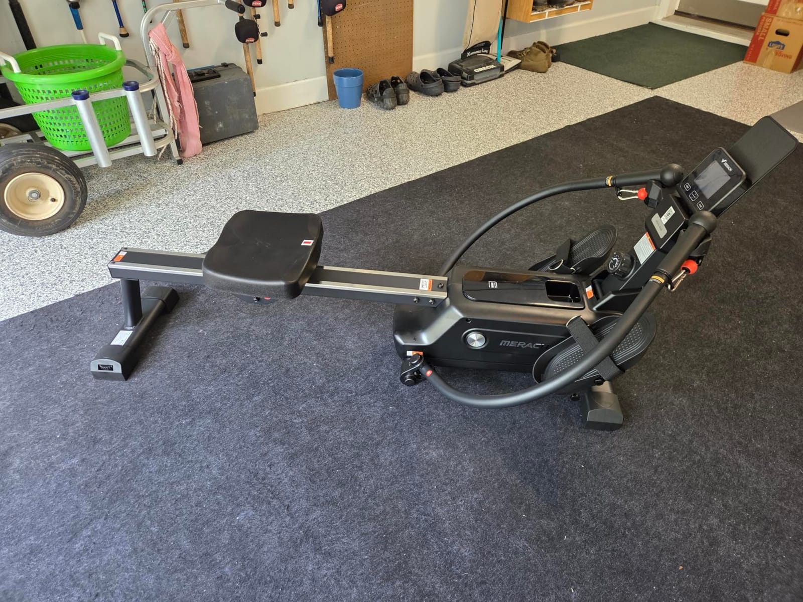Merach RS3 Scull Rowing Machine for Home, Simulate Real Row, Ergonomic Seat | 16 Levels Quiet Magnetic Resistance, Multiple Rower Modes, Full-Body Workout, Multi-App Support, Max 350 lbs Capacity customer photo 1