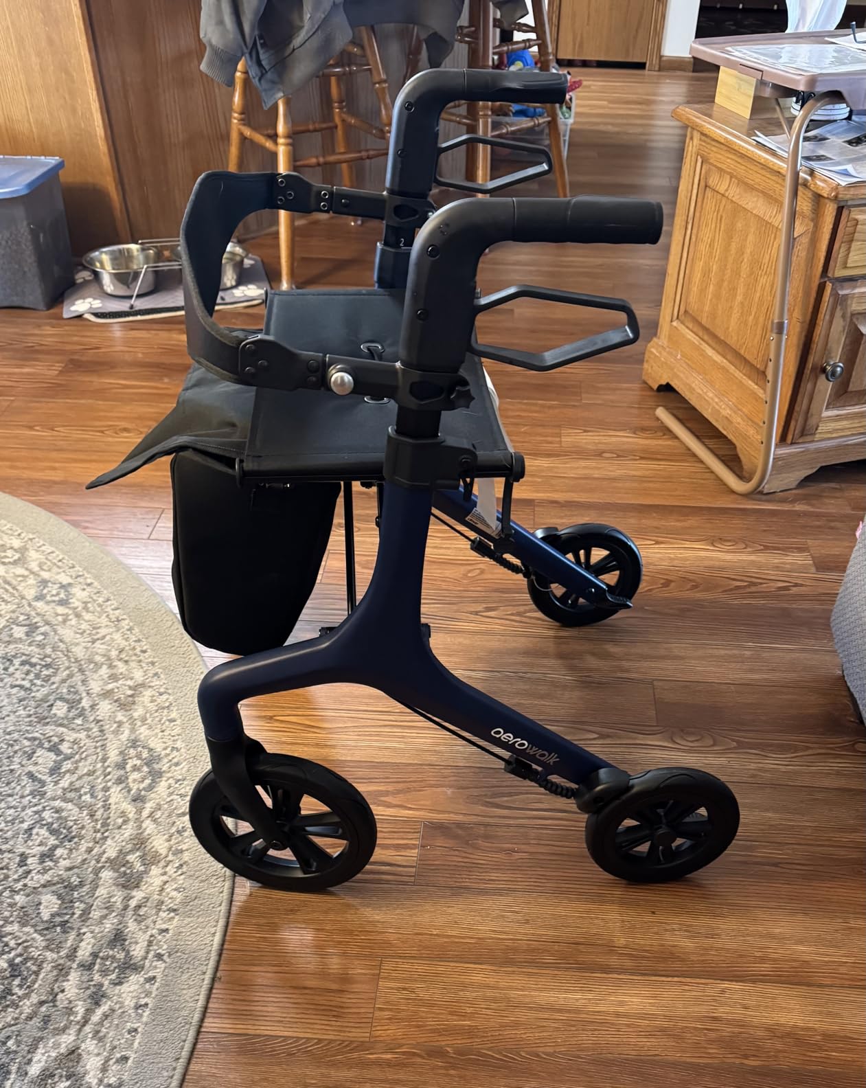 Drive Medical AeroWalk Ultra-Lite Rollator, 15.2 lb, 23