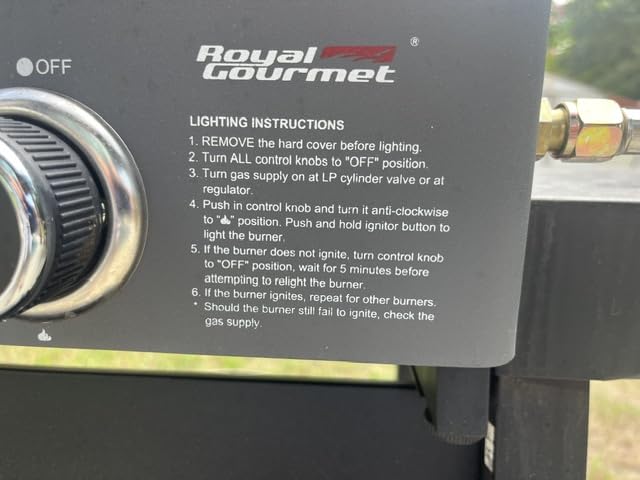 Royal Gourmet PD4001 4 Burner Propane Gas Griddle, Removable Standing Cart, Convertible to Tabletop Design, Flat Top Grill with Hood customer photo 2