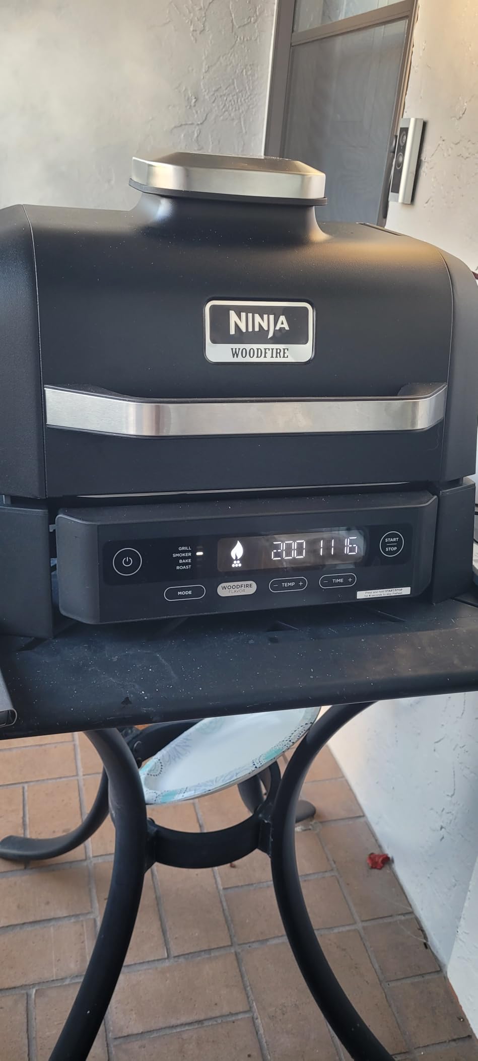 Ninja Woodfire Outdoor Grill & Smoker, 3-in-1 BBQ, Bake & Roast, OG301 customer photo 1
