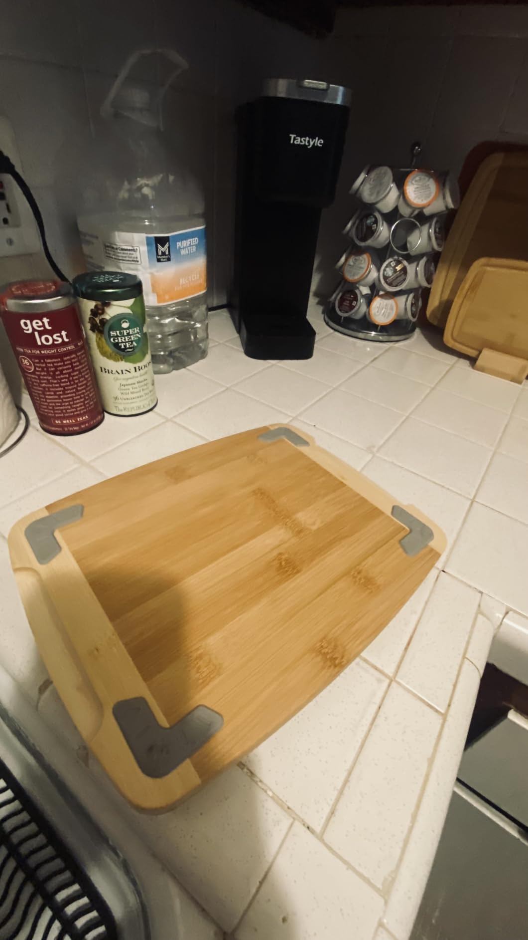 3 Packs Bamboo Cutting Board Set with Non Slip Feet Holder and Over Sink Nice Solid Thick Wood Juice Groove Chopping Board Extra Large Big Small Best Hardwood Kitchen Organic Vegetable Meat BBQ Kit customer photo 2