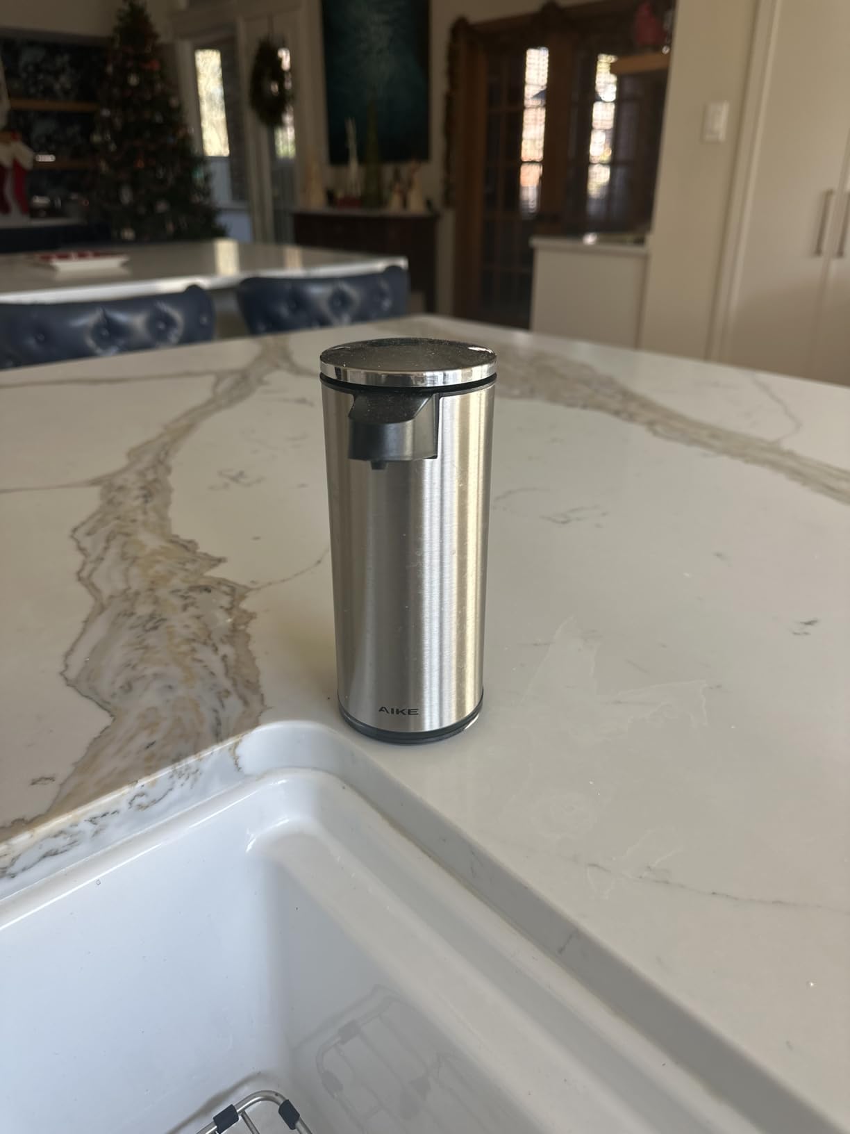 AIKE SensePro Automatic Soap Dispenser 12.8oz Spot Resist Stainless Finish customer photo 2