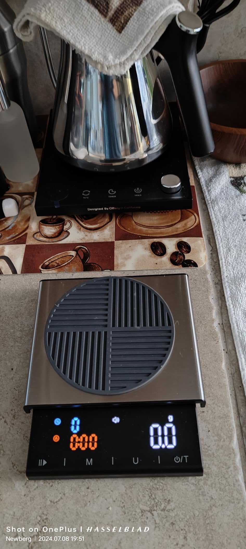 TIPRE Mini Espresso Coffee Scale with Timer & Flow Rate, 2kg/0.1g Precision customer photo 1