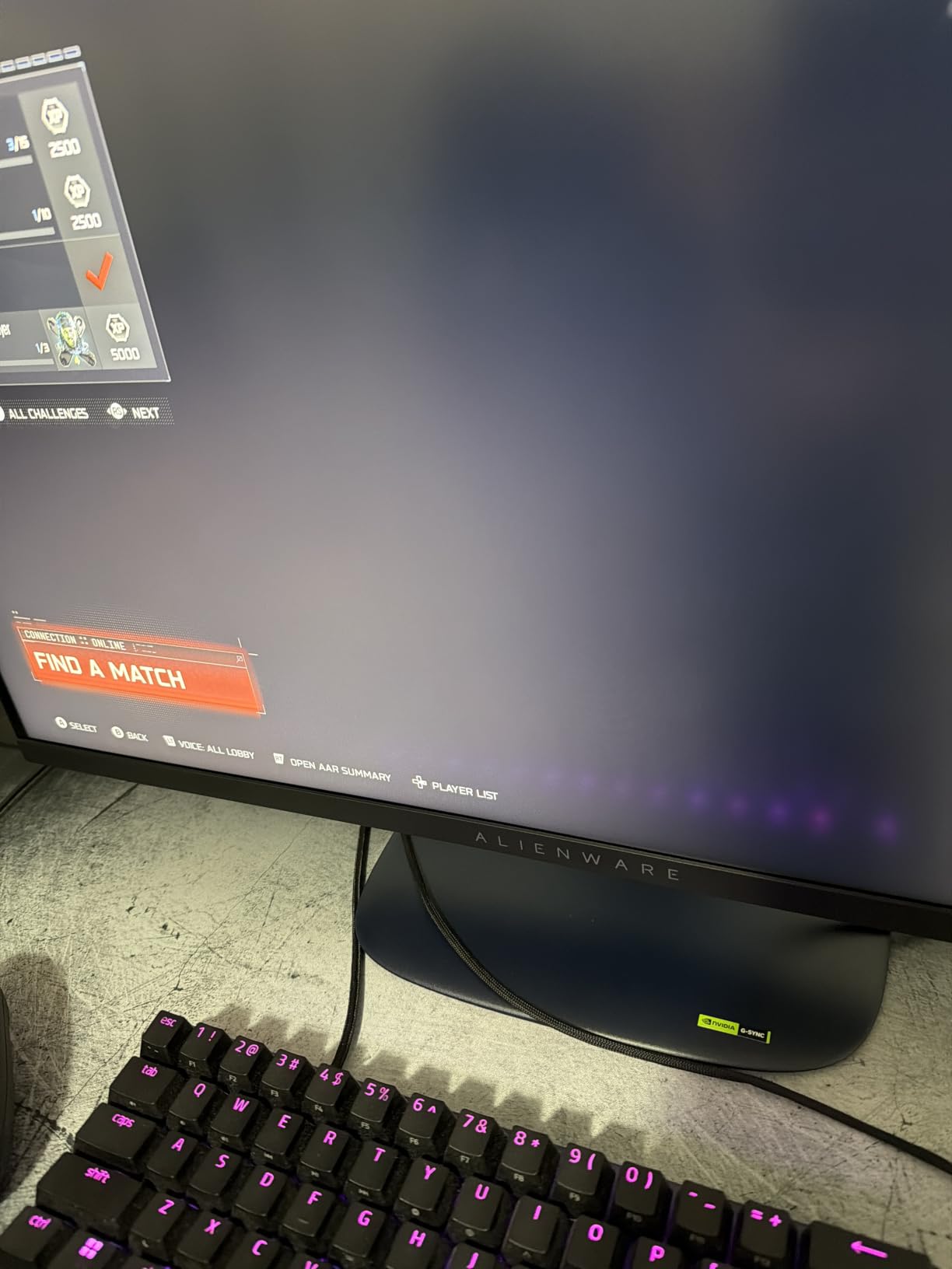 27 Gaming Monitor AW2725DM, WQHD Fast IPS, 180Hz, G-SYNC, VESA | FreeSync, 95% DCI-P3, 1.07 Billion Colors, 400 cd/m2 Brightness, 3H Anti-Glare, HDMI 2.1, DisplayPort 1.4, USB customer photo 2
