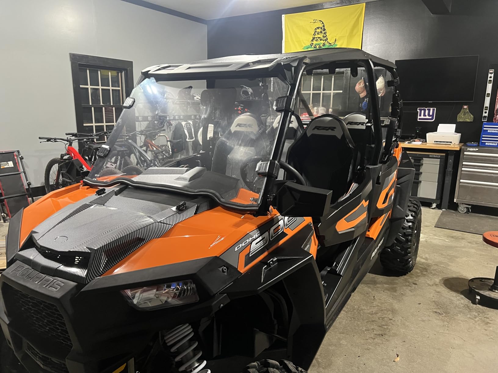 StarknightMT 14-18 RZR 900, XP 1000 UTV Vented Windshield Scratch Resistant customer photo 1