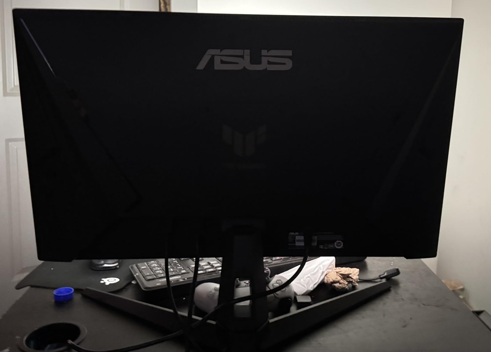 ASUS TUF Gaming VG27AQM5A 27 Inch 1440p 300Hz G-SYNC Gaming Monitor | Fast IPS, ELMB Sync, 95% DCI-P3, Built-In Speakers, Shadow Boost, DisplayWidget Center, 0.3ms, for PS5 and Xbox customer photo 2