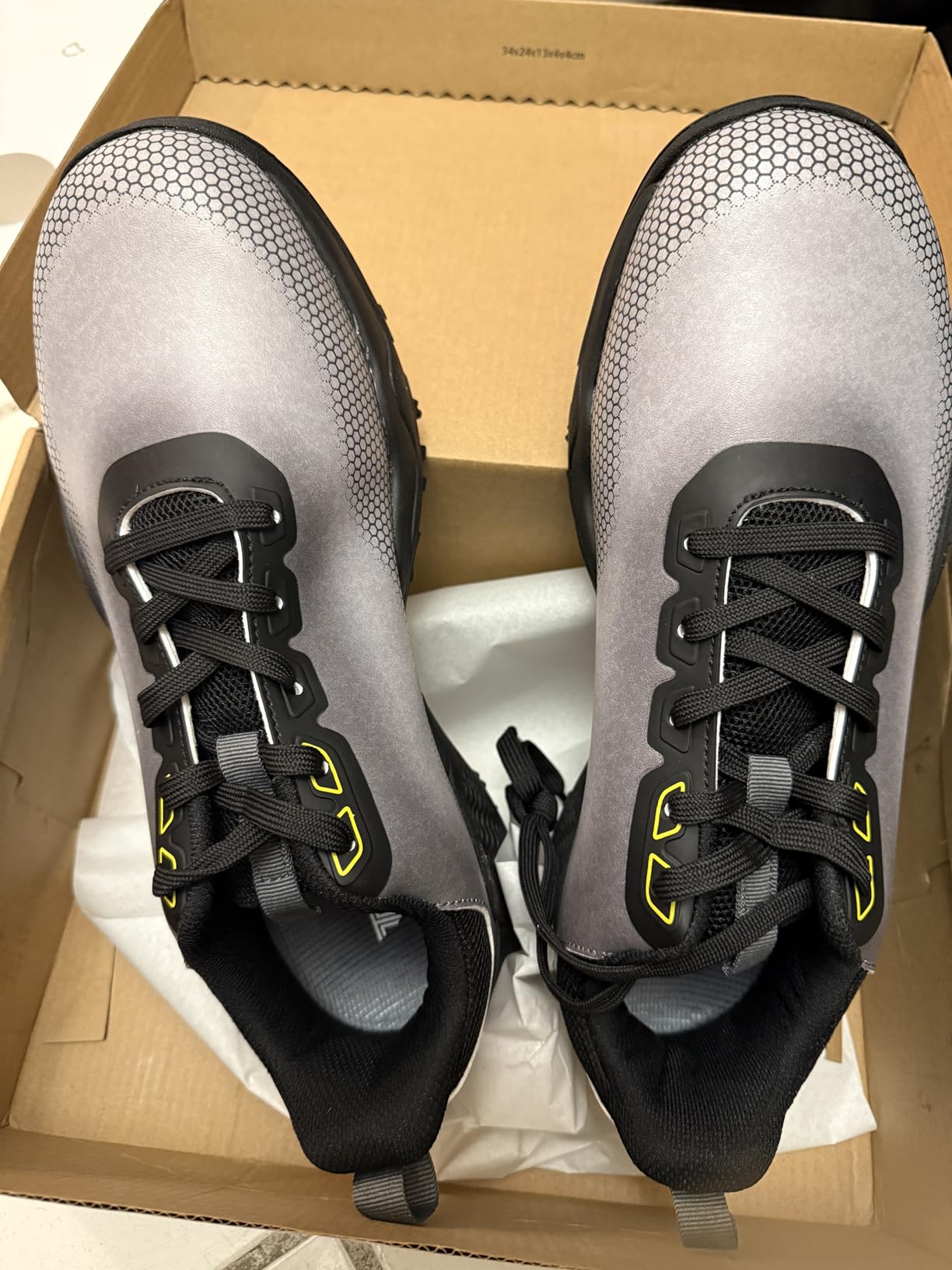 Wide Golf Shoes for Men Spikeless Professional Outdoor Waterproof Golfing Footwears Sneakers with Arch Support customer photo 1