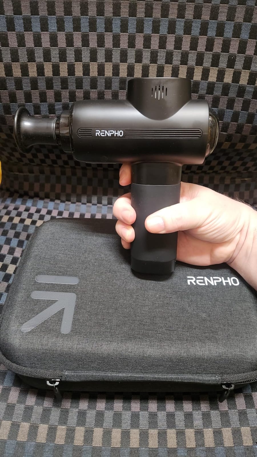 RENPHO Active Thermacool Massage Gun Deep Tissue with Heat & Cold, 5 Speeds | Back Massager for Deep Tissue Muscle Relief, Percussion, Gift For Men, Women & Athletes, FSA Eligible HSA, Carry Case customer photo 2