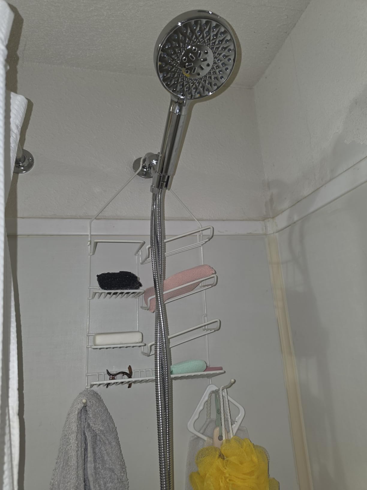 SR SUN RISE Filtered Shower Head with Handheld High Pressure 9 Spray Mode Showerhead Detachable Shower Head Water Softener Filters Beads for Hard Water Remove Chlorine 4 Filters Bright Silver customer photo 1