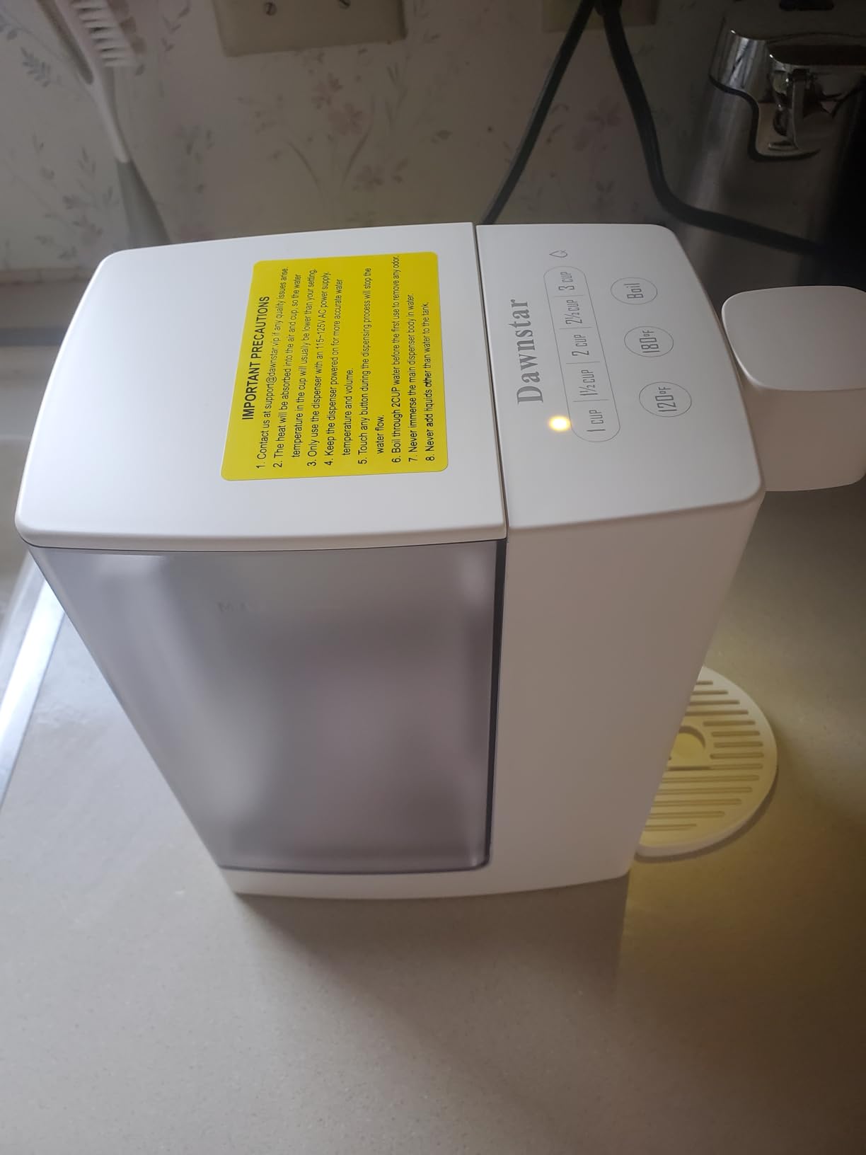 D20 Instant Hot Water Dispenser Countertop 100 Ounce, BPA Free customer photo 2