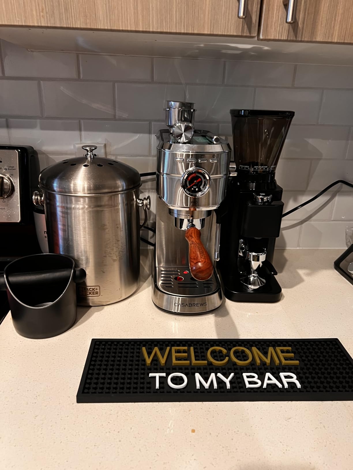 CASABREWS 5418 PRO Espresso Machine with Fast Heating System and Steam Wand | Brew Ready in 5 Seconds, Brews 2+ Milk Drinks in A Row, 20-Bar Pump, Built-in Pressure Gauge, Pro Steam Wand for Lattes customer photo 1