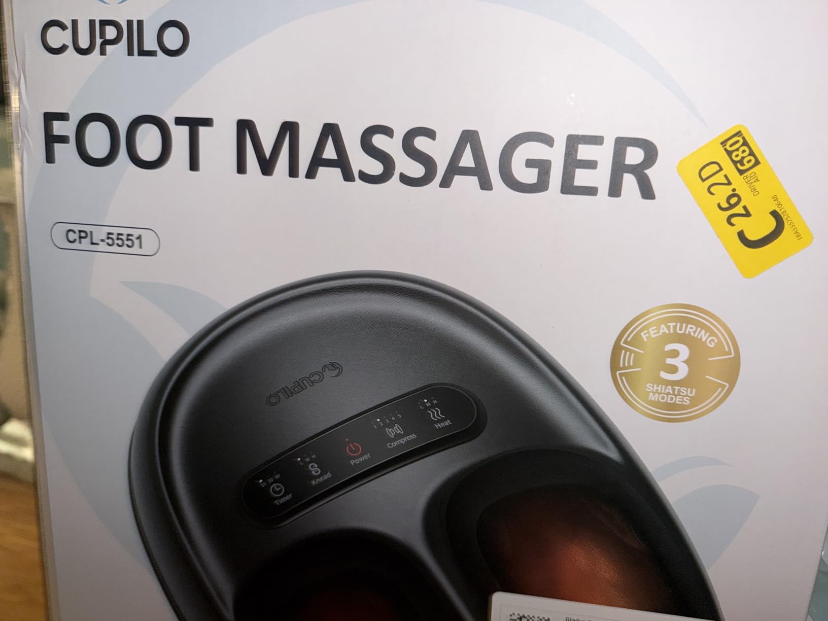 Foot Massager with Heat for Neuropathy-[Upgraded], FSA HSA Eligible customer photo 1