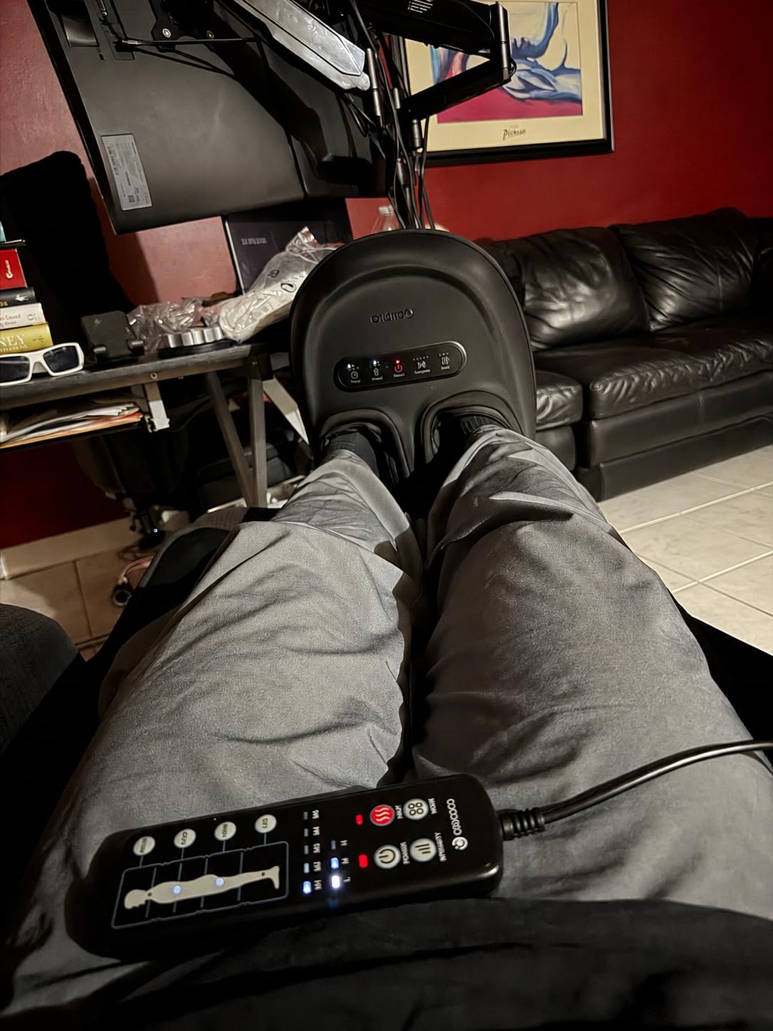 Foot Massager with Heat for Neuropathy-[Upgraded], FSA HSA Eligible customer photo 2