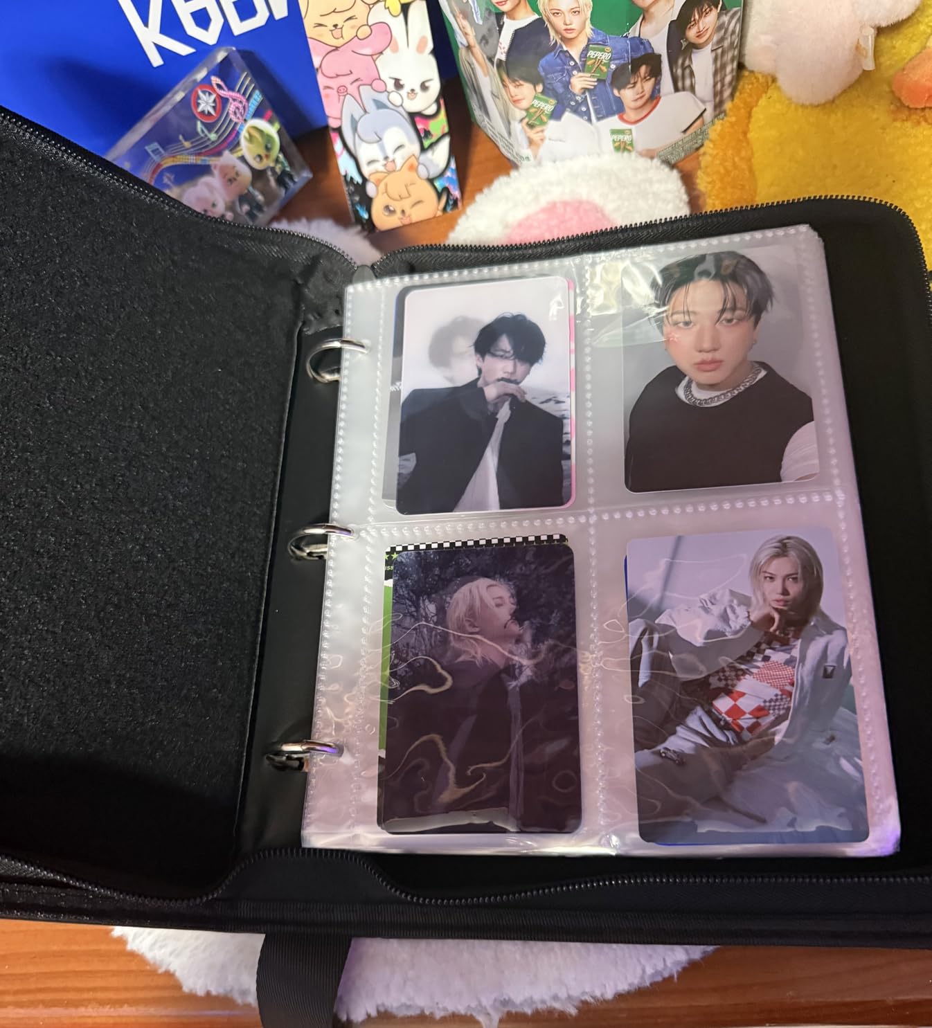 Stray Photocards Binder 400 Pockets, Skz Album Photo Card Holder Merch for Stay Fans Gifts customer photo 2