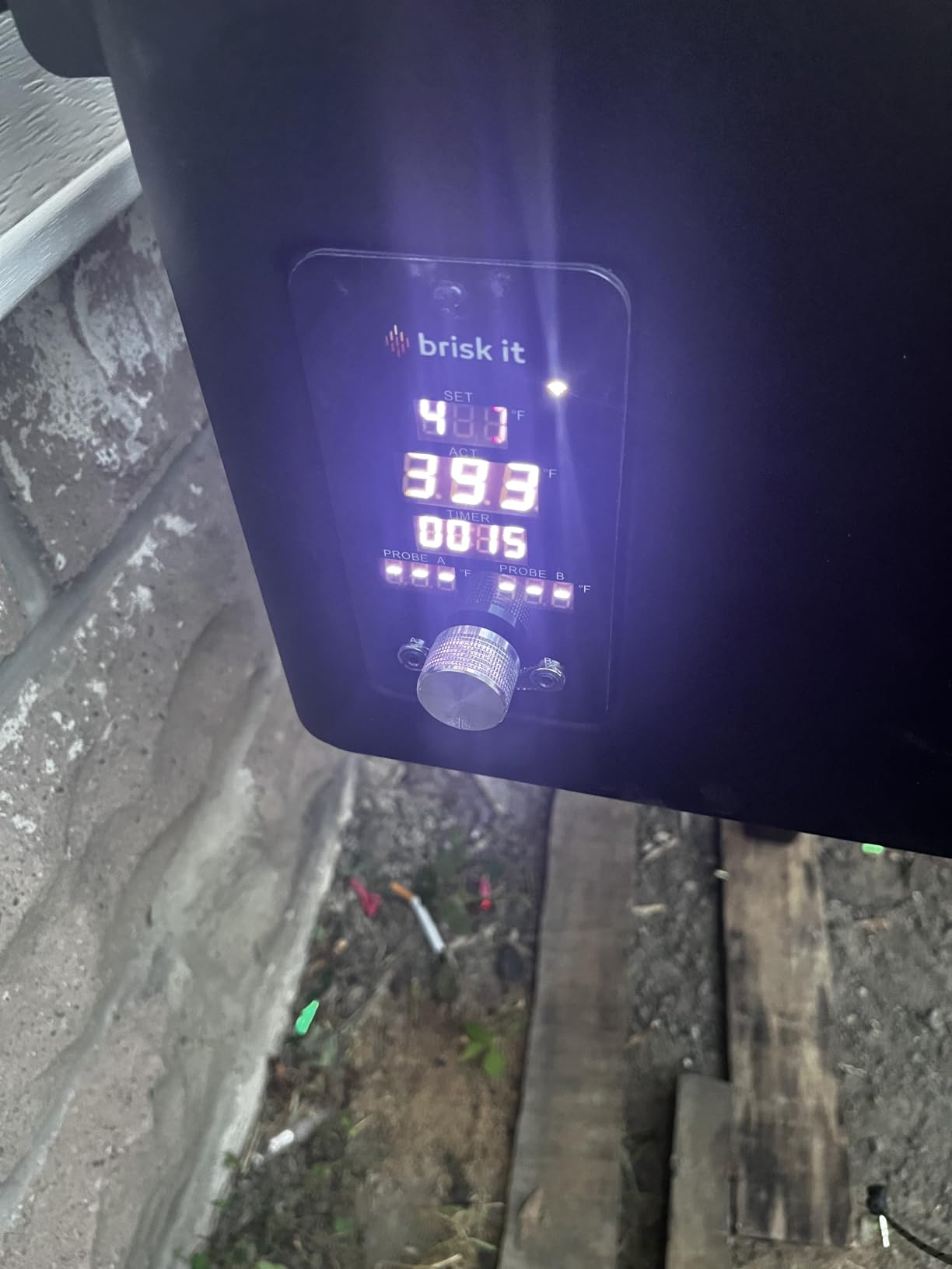 Brisk It Zelos-450 Wood Pellet Grill & Smoker, 450 Sq In, WiFi and A.I., 7-in-1 BBQ Versatility With Waterproof Cover, App Control, Auto Cooking, PID Controller, 500°F Max, 12 lb hopper, Meat Probe customer photo 1