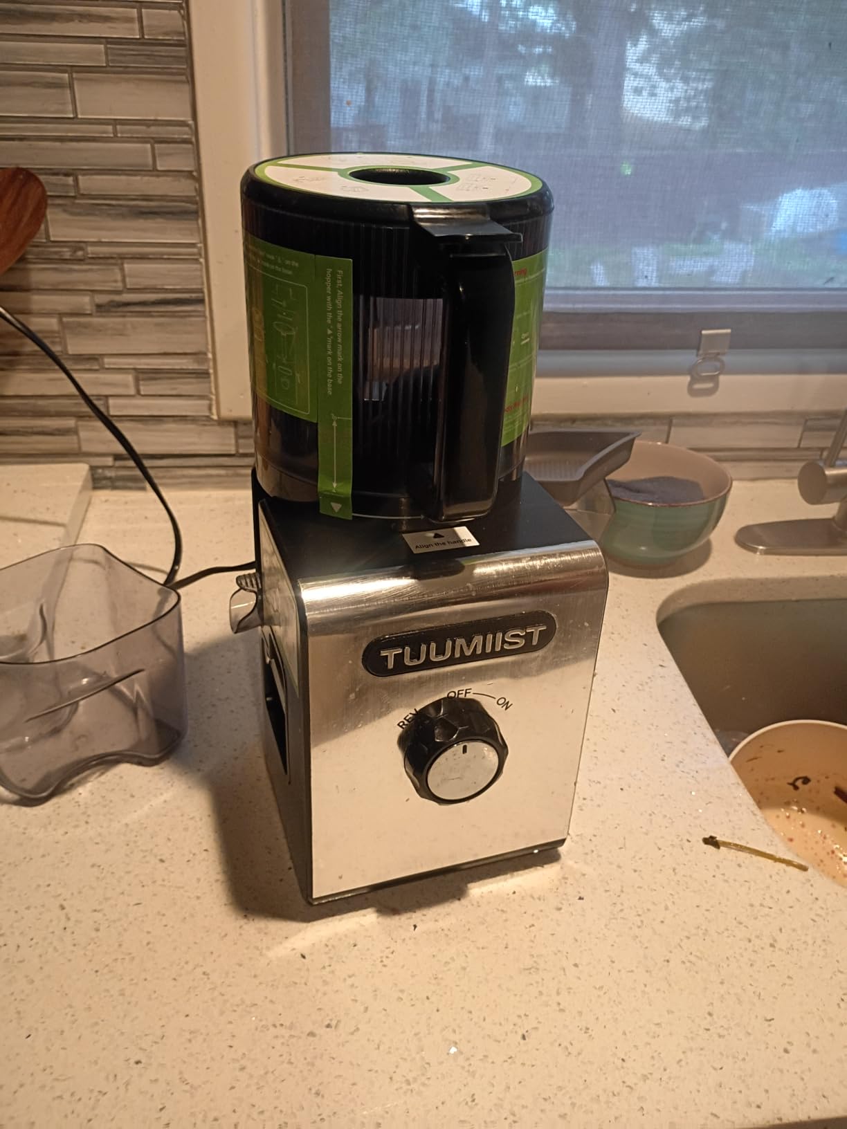 TUUMIIST 3-in-1 Juicer Machines, Makes Juice & Sorbet & Nut Milk | 6.5