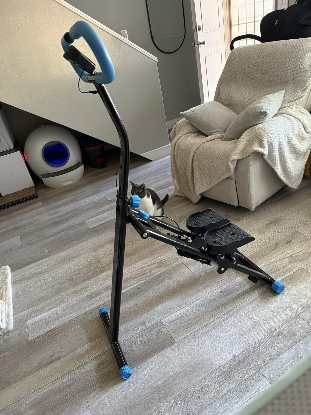 Stair Stepper for Home, Vertical Climber Workout Machine with Handlebar customer photo 1