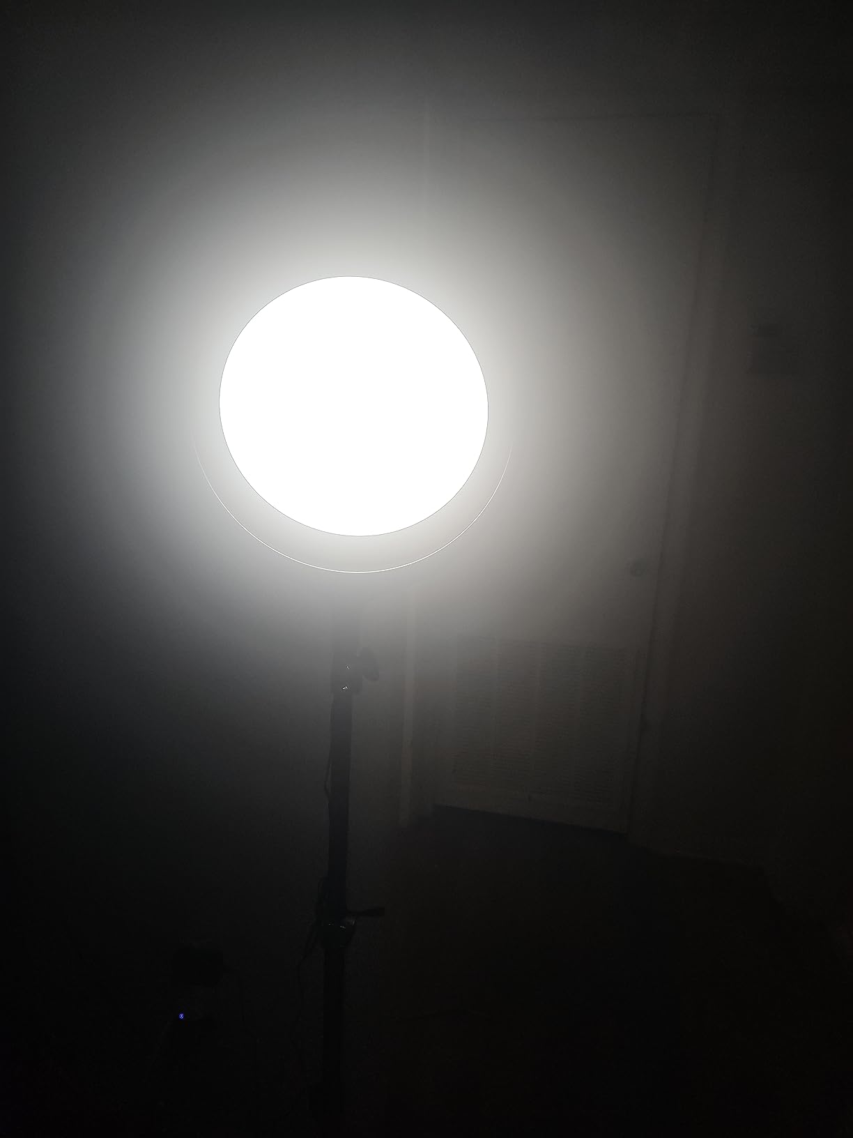 1300 Lumens Ring Light with Stand for Desk, Computer & Laptop - Podcast & Streaming Light with Flexible Phone Holder, CRI 98+ Bright Yet Soft Influencer Light for Video Recording, Conference & Calls customer photo 2