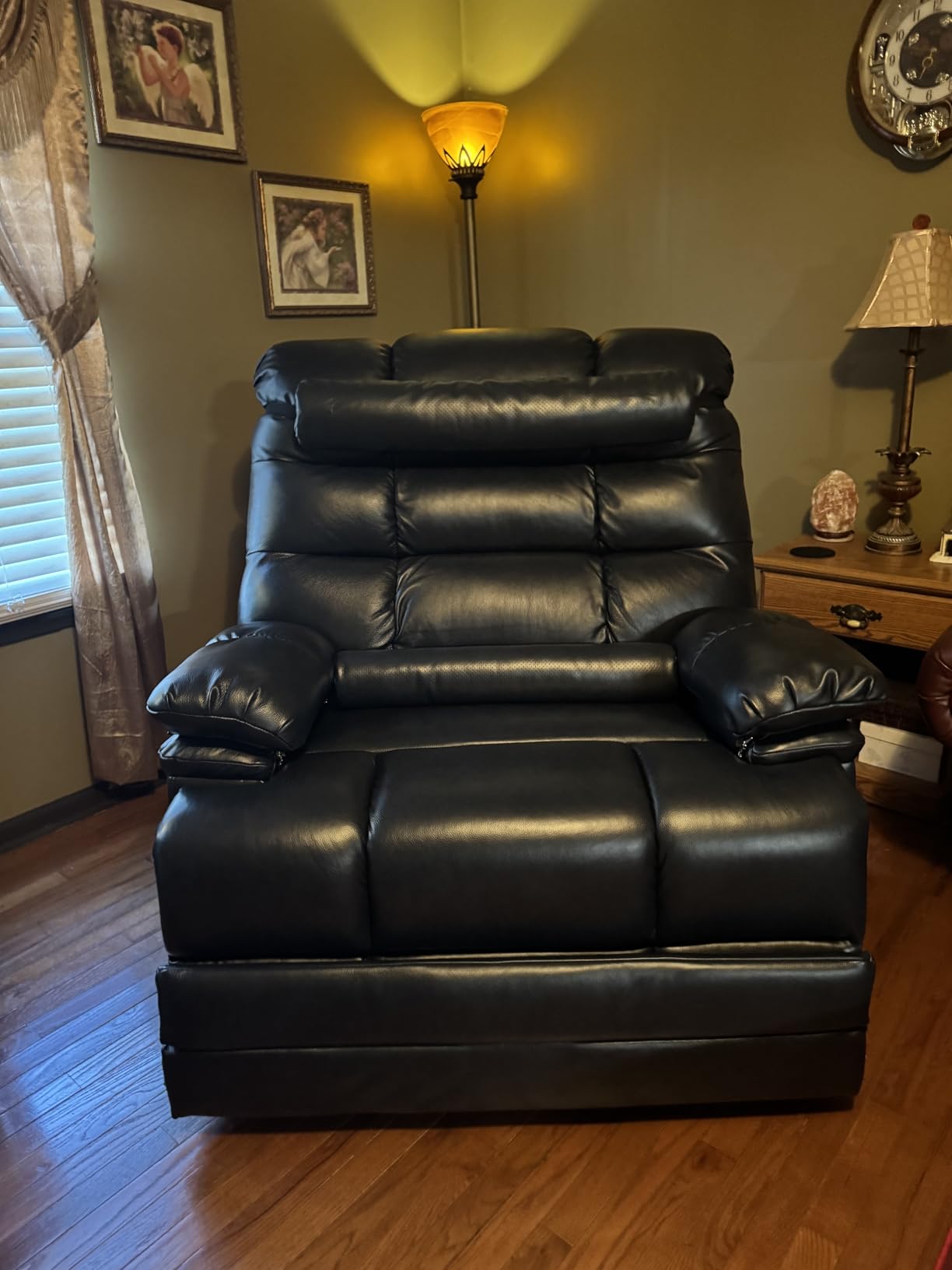 DYNOX 9305 Large Wide Power Lift Recliner for Elderly, 400 lbs, Dark Brown customer photo 1