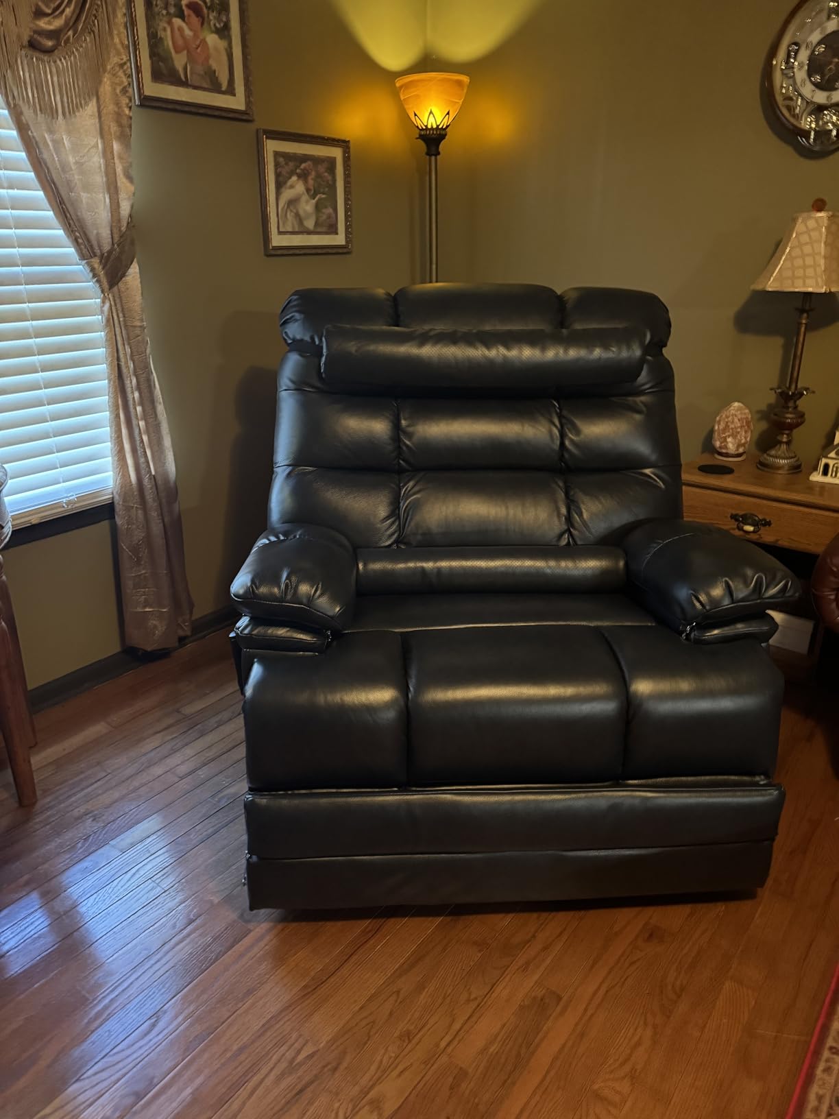 DYNOX 9305 Large Wide Power Lift Recliner for Elderly, 400 lbs, Dark Brown customer photo 2