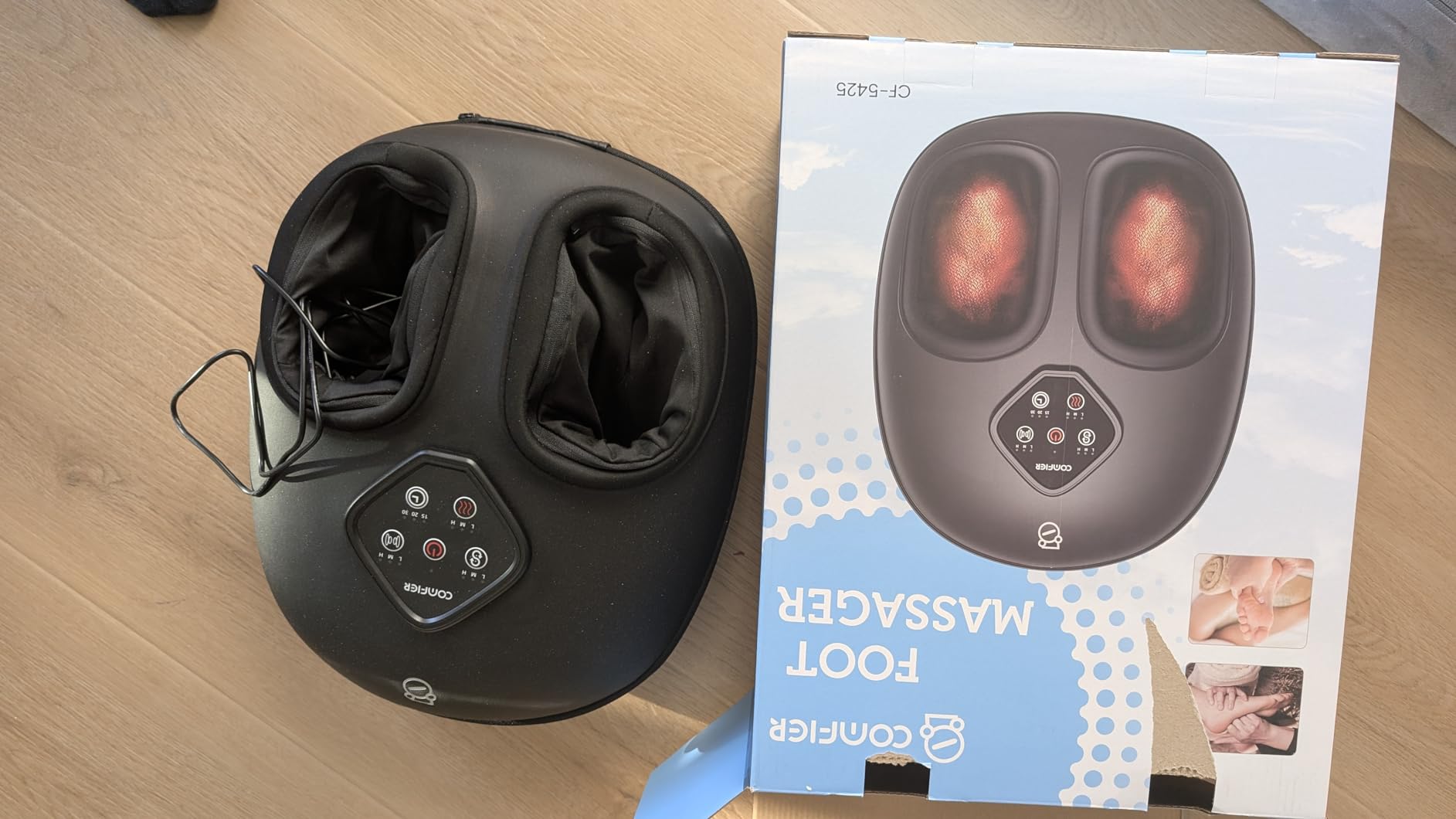COMFIER FSA Eligible Foot Massager with Heat, HSA Eligible Shiatsu customer photo 2