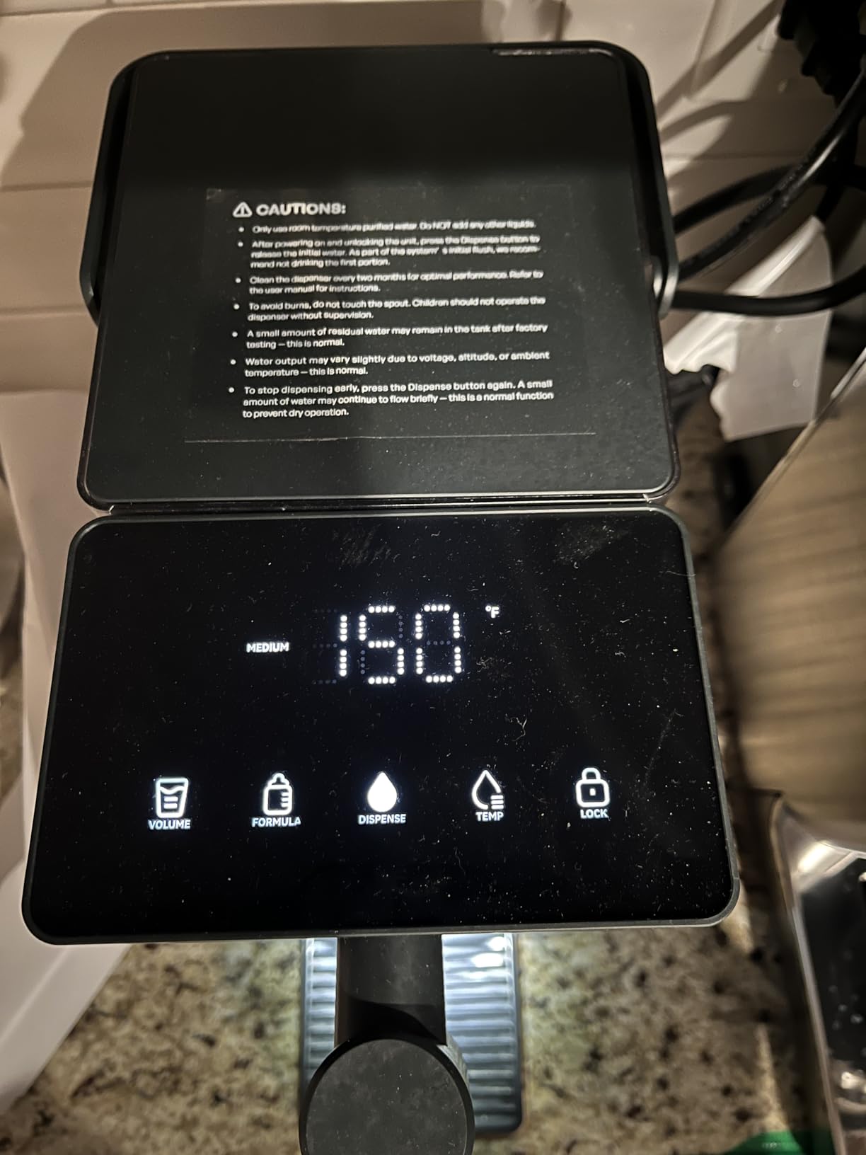 AIRHOP 3L Instant Hot Water Dispenser Countertop 5 Temp 3 Volume Options customer photo 2