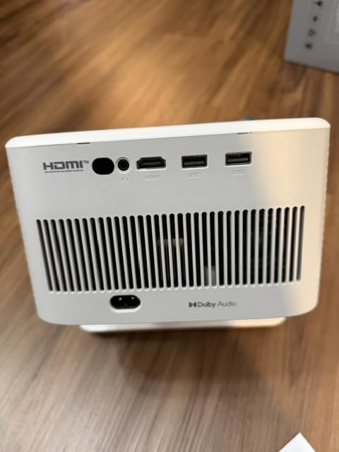 [Official Licensed Google TV]4K Smart Projector with WiFi and Bluetooth, VOPLLS Outdoor Projectors with Dolby/Auto Focus, Portable Movie Phone Wireless Gaming Wifi Proyector for Bedroom/Home/Ceiling customer photo 2
