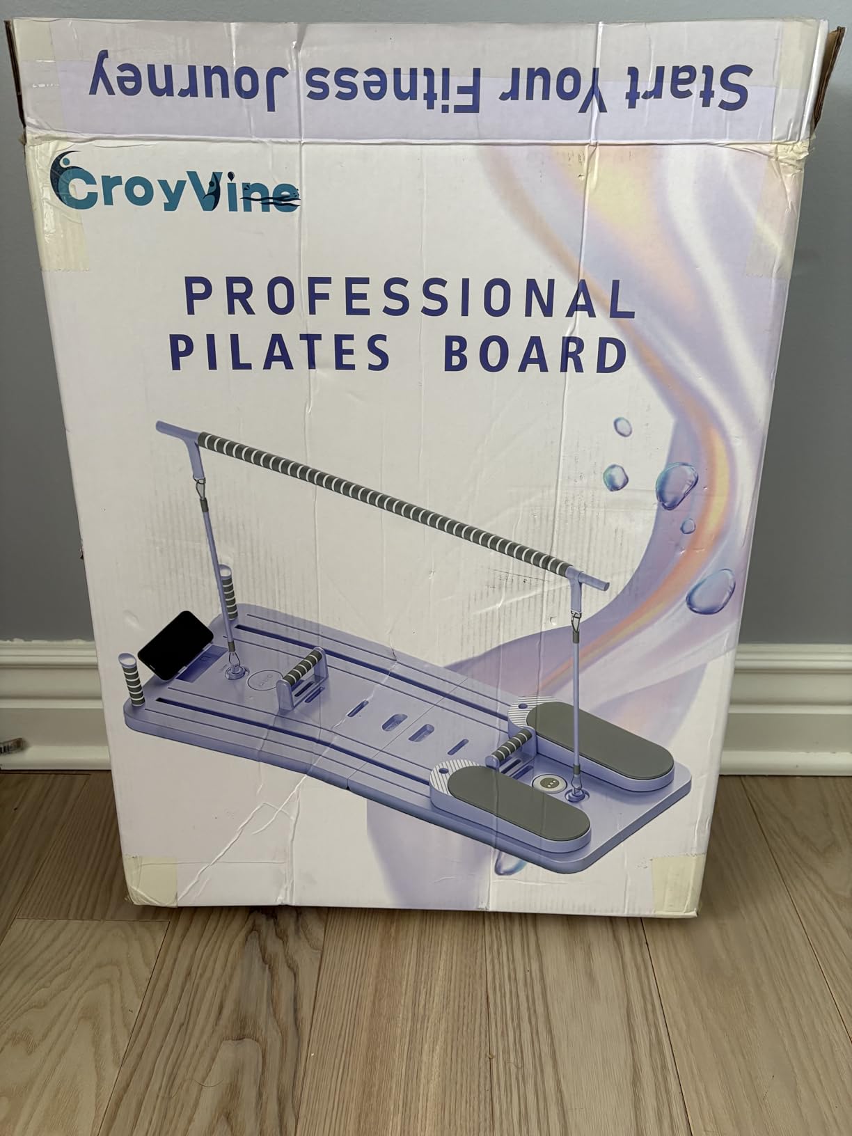 Pilates Board-Pilates Reformer Board,Multi-Purpose Portable Pilates Reformer Machine Home Pilates Kit for Home Workout,Fitness, Exercise,Abs,Core Equipment customer photo 1