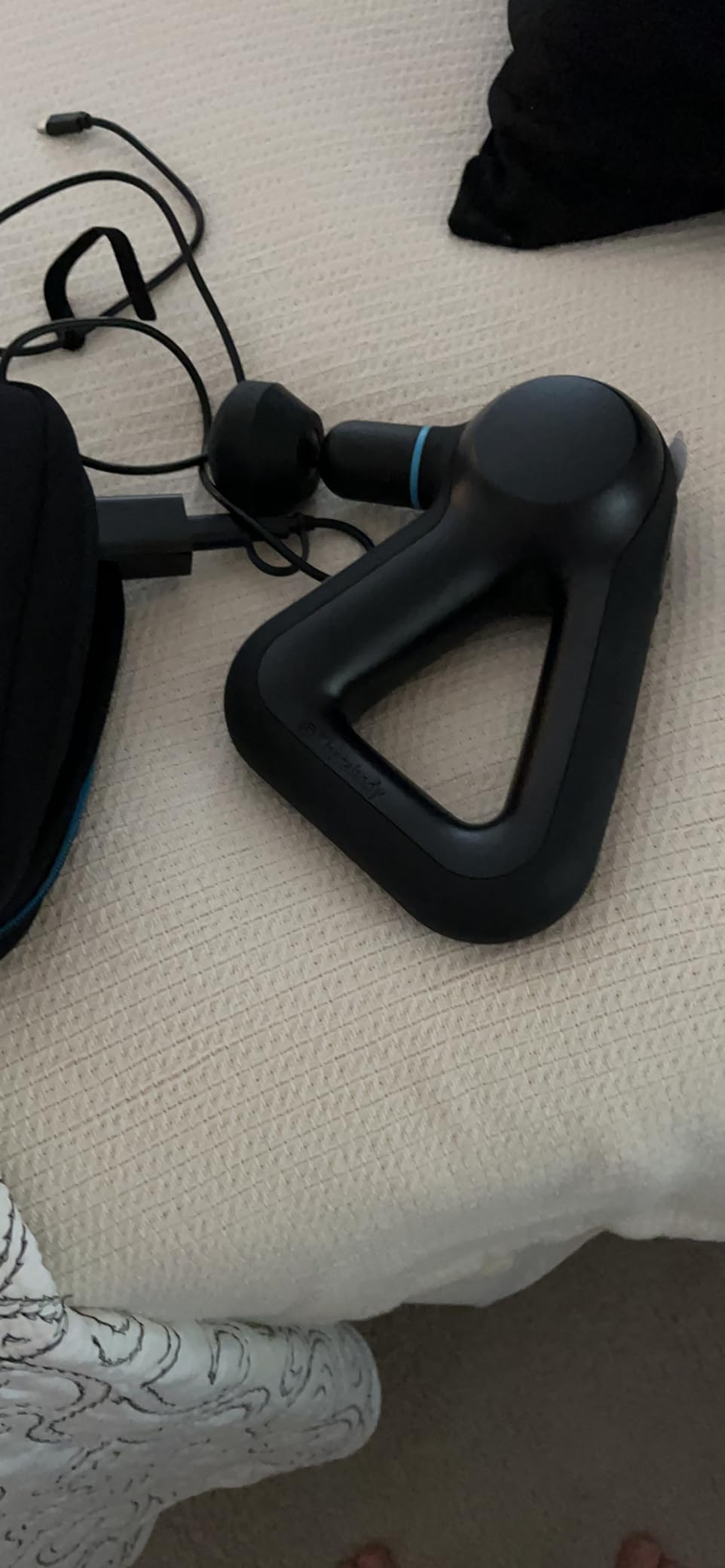 TheraGun Therabody Prime 6th Gen Deep Tissue Massage Gun | Black | Powerful Percussive Massage With 5 Speeds & A Rugged, Durable Design to Relieve Muscle Pain & Speed Up Recovery customer photo 2