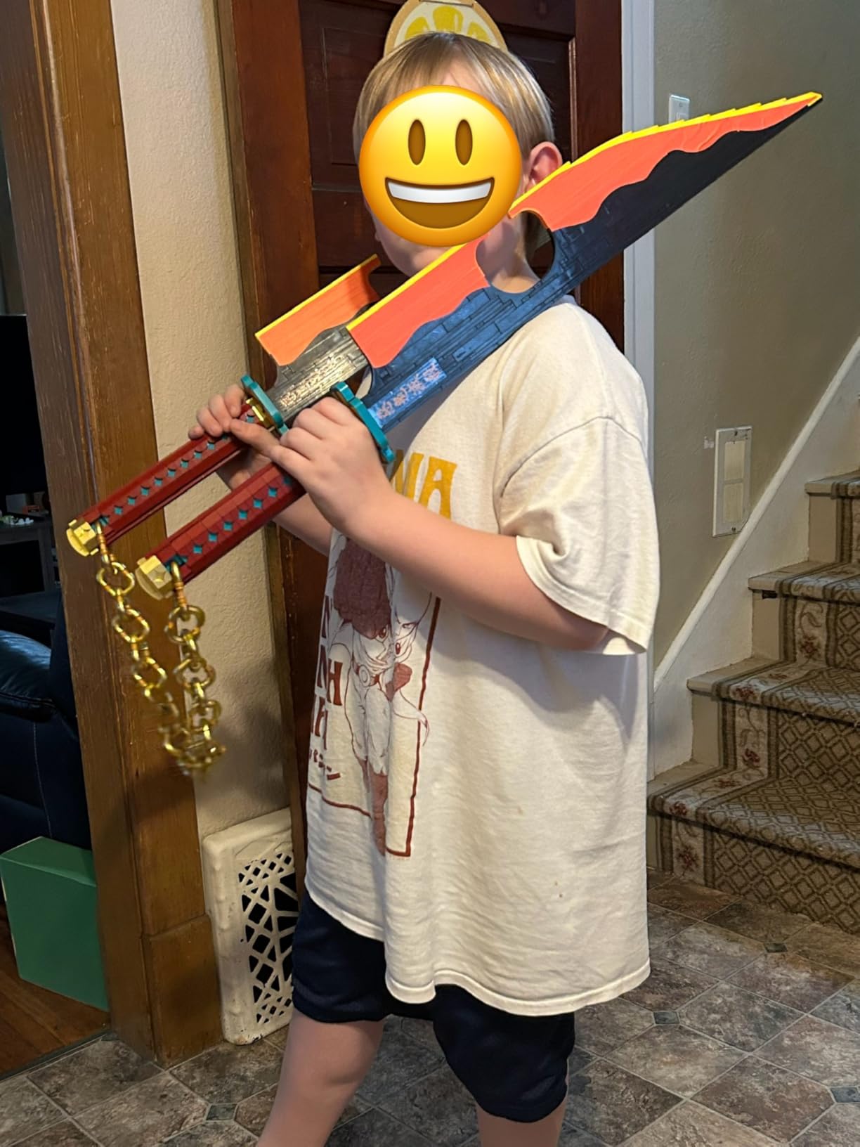 Demon Swords Building Set for Adult, 46in Long Knife Building Block Model Kit with Stand, Anime Collectible Toy Creative Gifts for Teen Age 14 (904 Pieces) customer photo 1