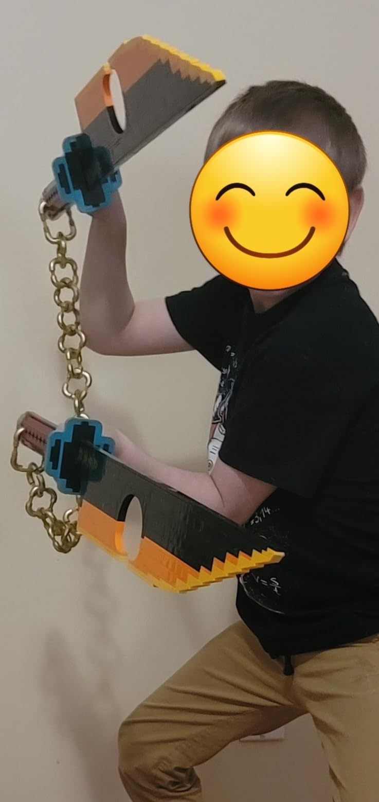Demon Swords Building Set for Adult, 46in Long Knife Building Block Model Kit with Stand, Anime Collectible Toy Creative Gifts for Teen Age 14 (904 Pieces) customer photo 2