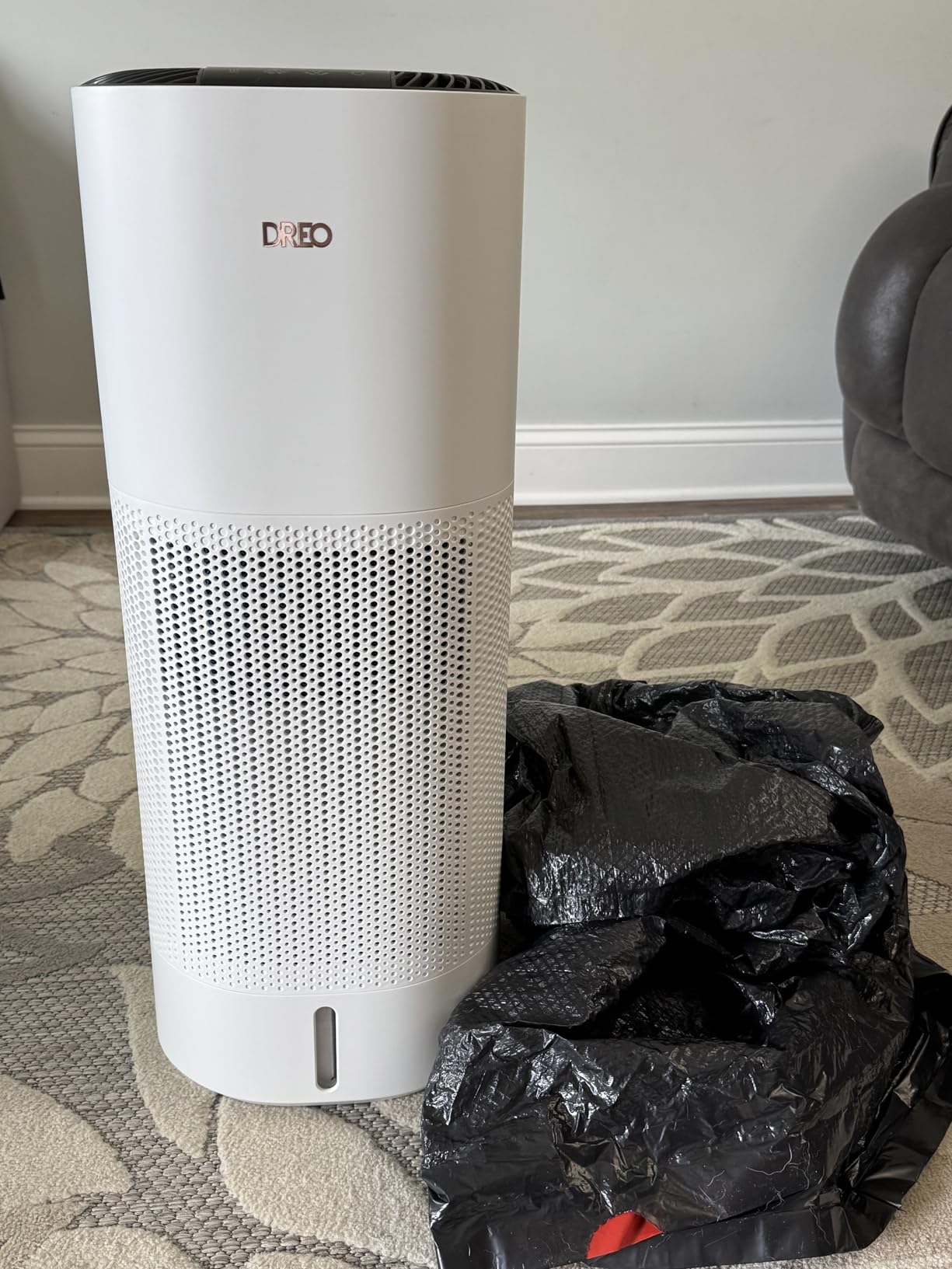 DREO Smart Evaporative Humidifier for Large Room up to 1000ft², 10L Tank | 800ml/h High Output Air Humidifiers for Bedroom, 50H Runtime with Precise Humidification for Plants, Home, Office, White customer photo 1