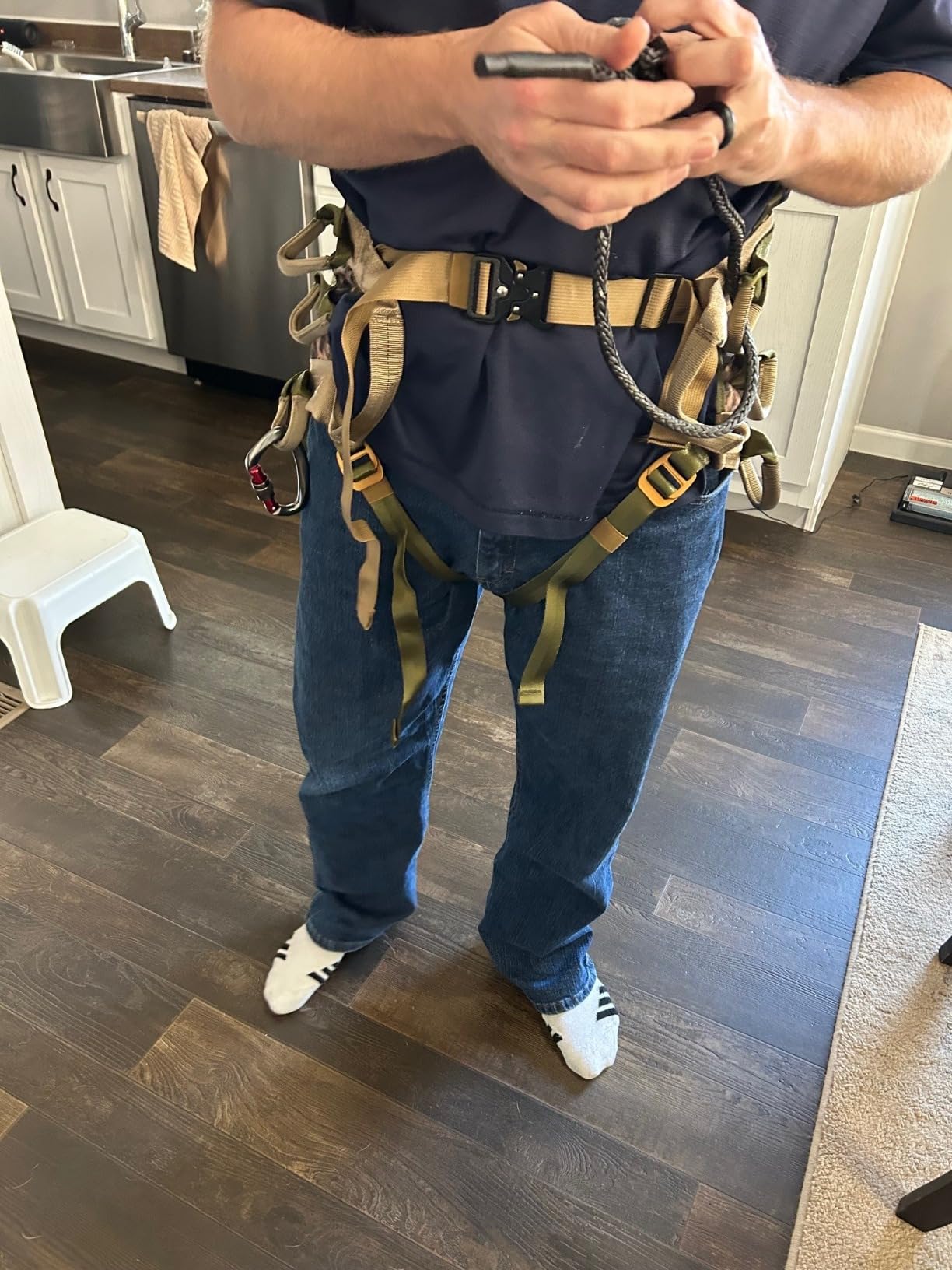 Hunting Saddle, The Gen 3 Hunting Saddle, Comfortable Tree Saddle Hunting System, Includes Bridge, Expandable Saddle, 2 x Tree Saddle Dump Pouch and Saddle Harness customer photo 2