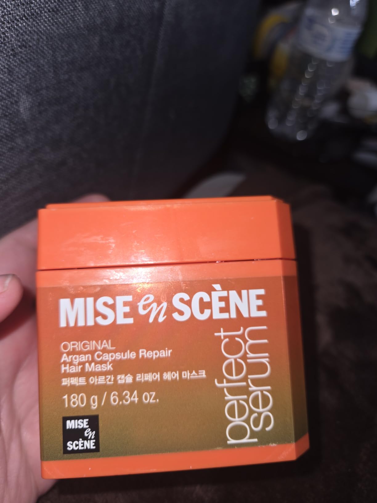 Mise En Scene Argan Oil Repair Hair Masks - Protein Hair Mask 6.34 Fl. Oz. customer photo 1