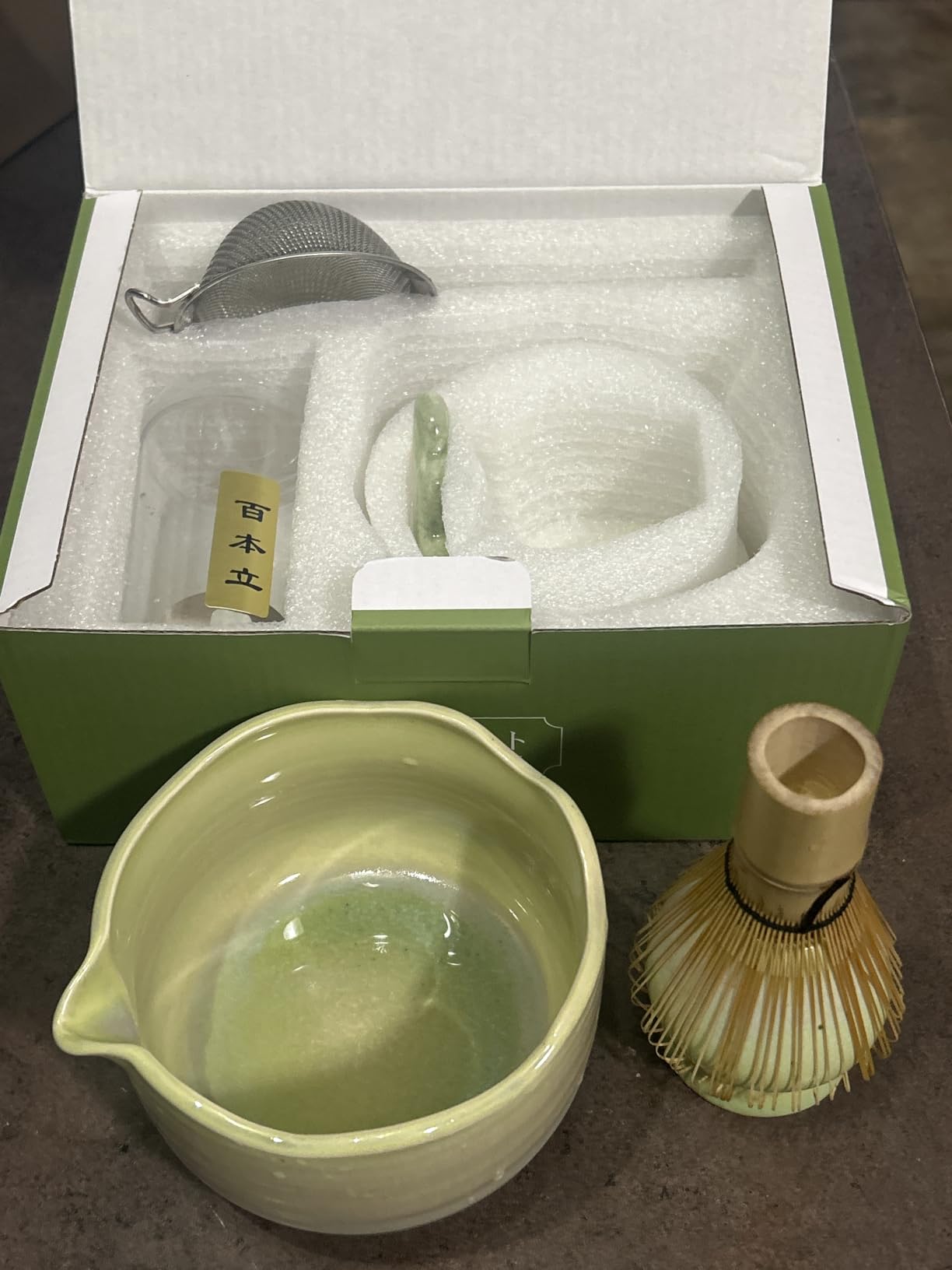 JBER Matcha Whisk Set, 7PCS Matcha Set with Bamboo Whisk and Ceramic Bowl customer photo 2
