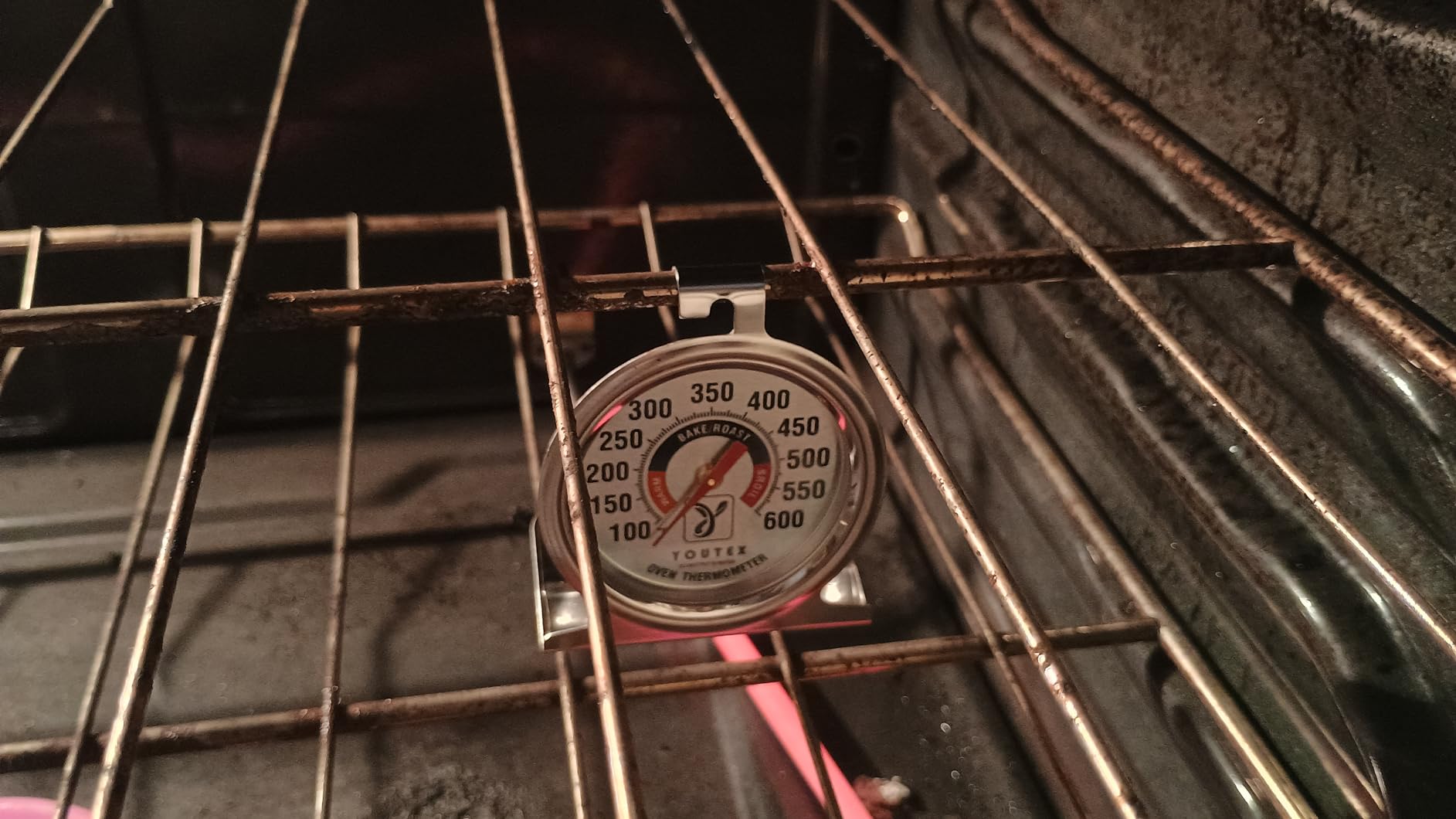 2-Pack Oven Thermometer, Upgraded 100-600°F No-Holes Non-Discoloring Easy-to-Clean for Healthier Cooking, Easy-to-Read with Large Bright Numbers for Gas & Electric Ovens, Grills, and Smokers customer photo 1