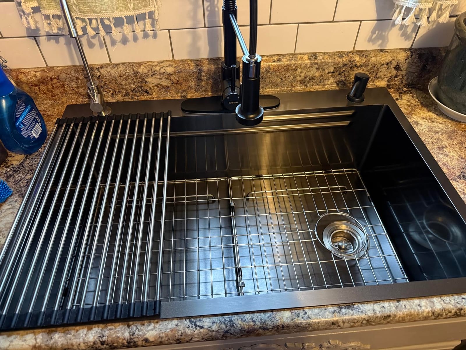 CAMMOO 33X22 Drop In Kitchen Sink, 304 Stainless Steel Workstation Sink customer photo 2