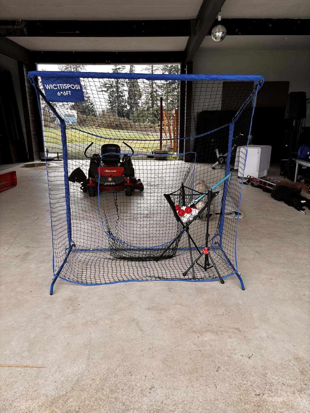 Baseball Softball Net with Blocking System, Batting Cage Practice Net customer photo 2