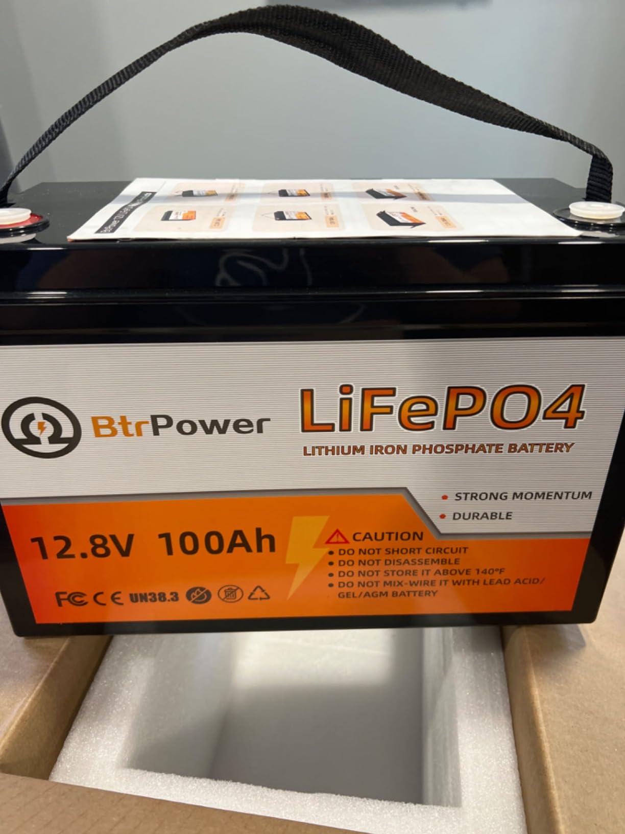 36V 50Ah Trolling Motors Lithium LiFePO4 Battery customer photo 2