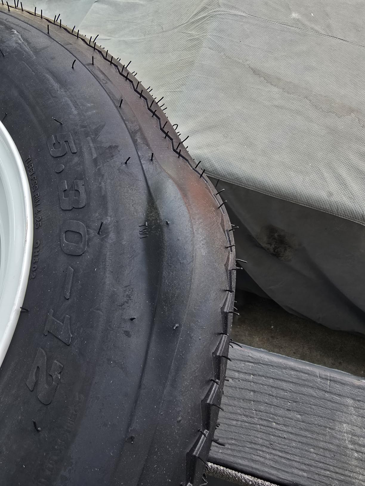 GarveeTech ST205/75D15 Trailer Tire and Wheel Assembly, 5 Lug, Set of 2 customer photo 2