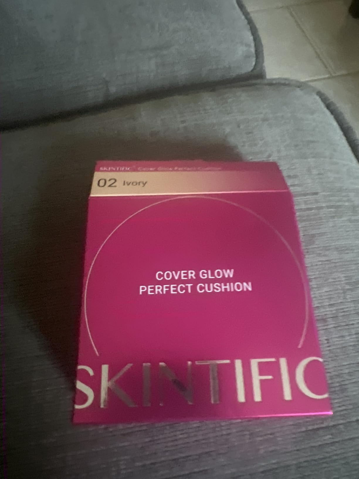 SKINTIFIC Pink Cushion Foundation Natural Glow 02 Ivory customer photo 2