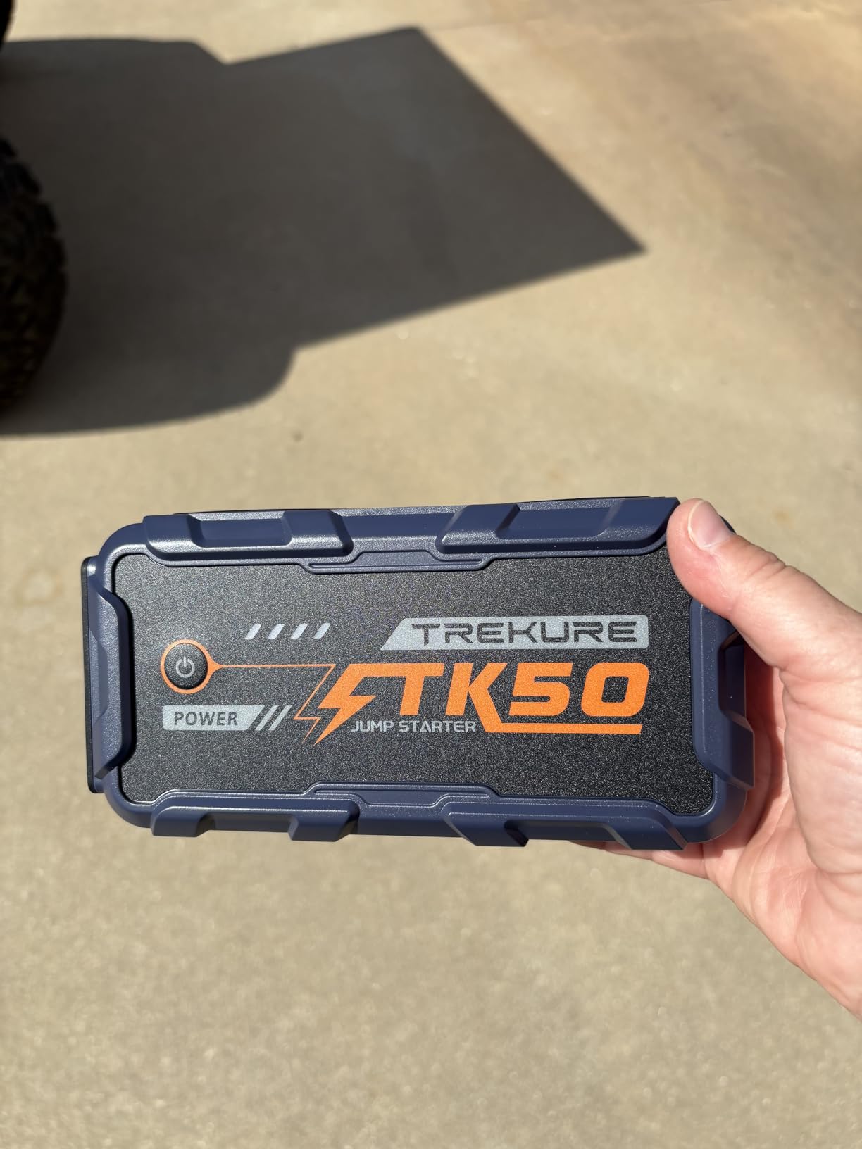TREKURE Car Battery Jump Starter 8000A 26800mAh, Portable Car Jump Starter for All Gas and 12L Diesel Engines, Power Bank & Battery Jumper, Portable Jump Box Car Battery with Fast Charge, LED Light customer photo 2