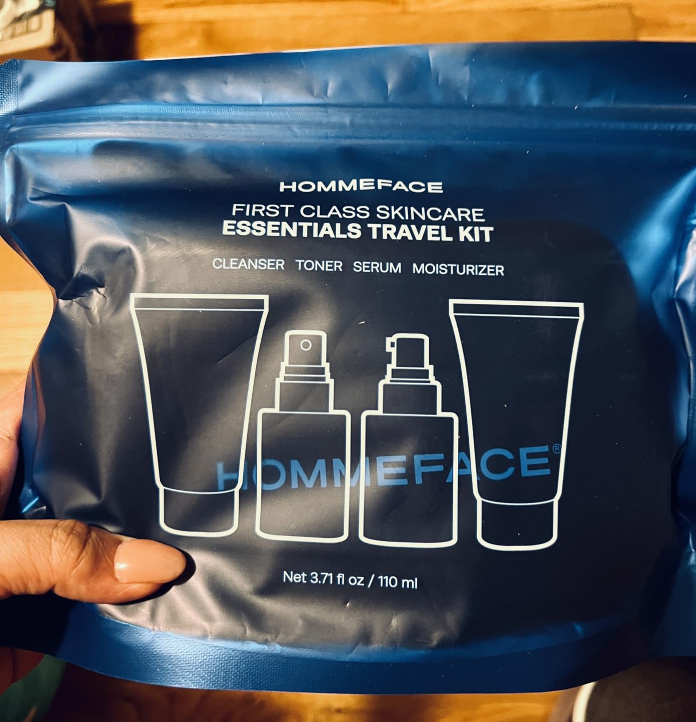 HOMMEFACE Men's First Class Skincare Essentials Travel Kit, 5ct. customer photo 1